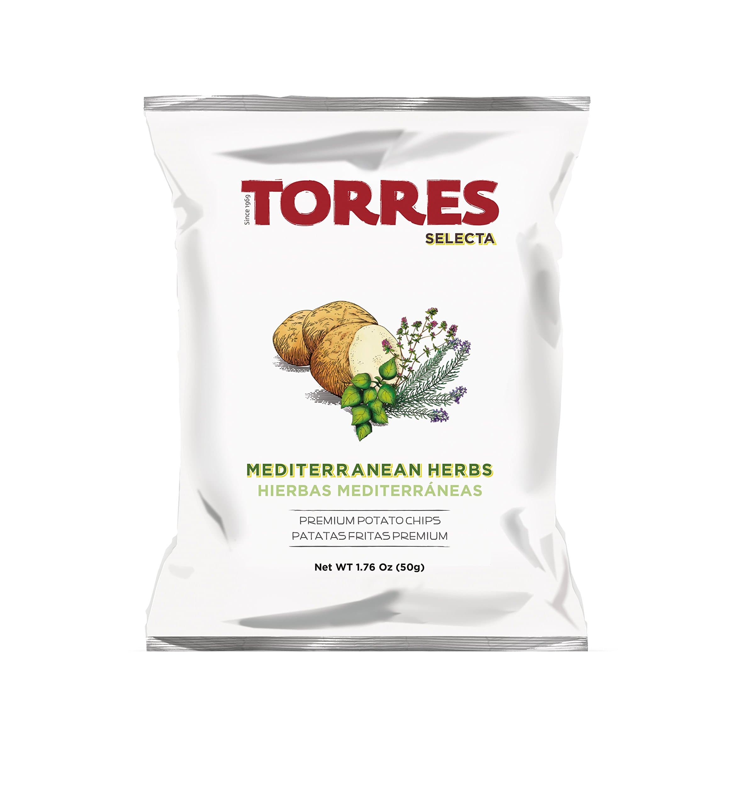 Torres Mediterranean herb potato chips 50gX20