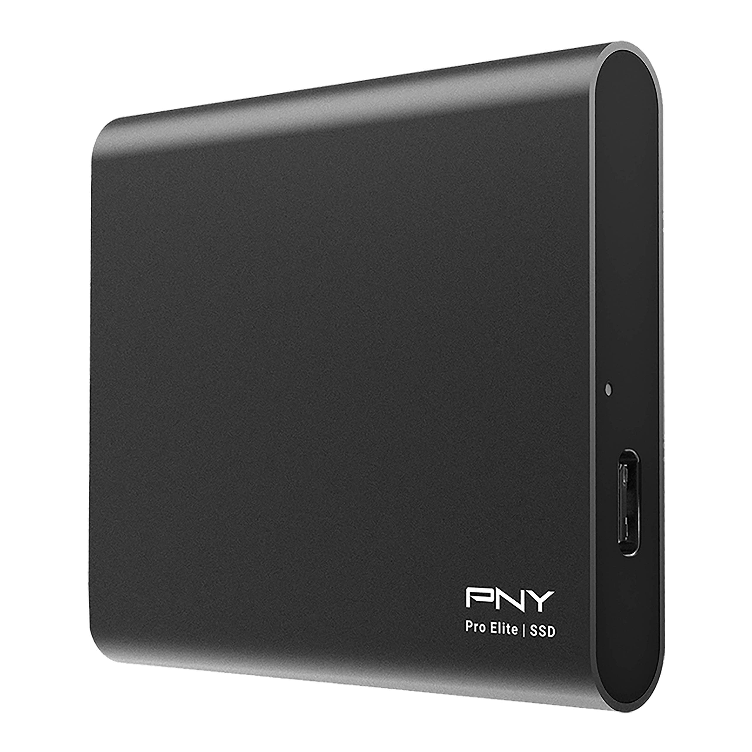 PNY Pro Elite 1TB USB 3.1 Gen 2 Type-C Portable Solid State Drive – (PSD0CS2060-1TB-RB)