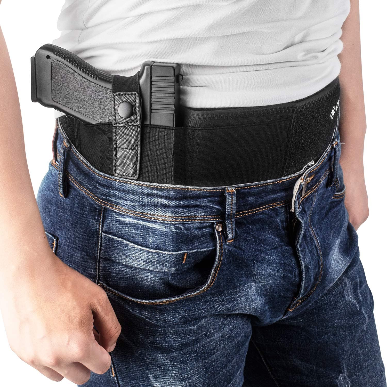 Belly band holster right
