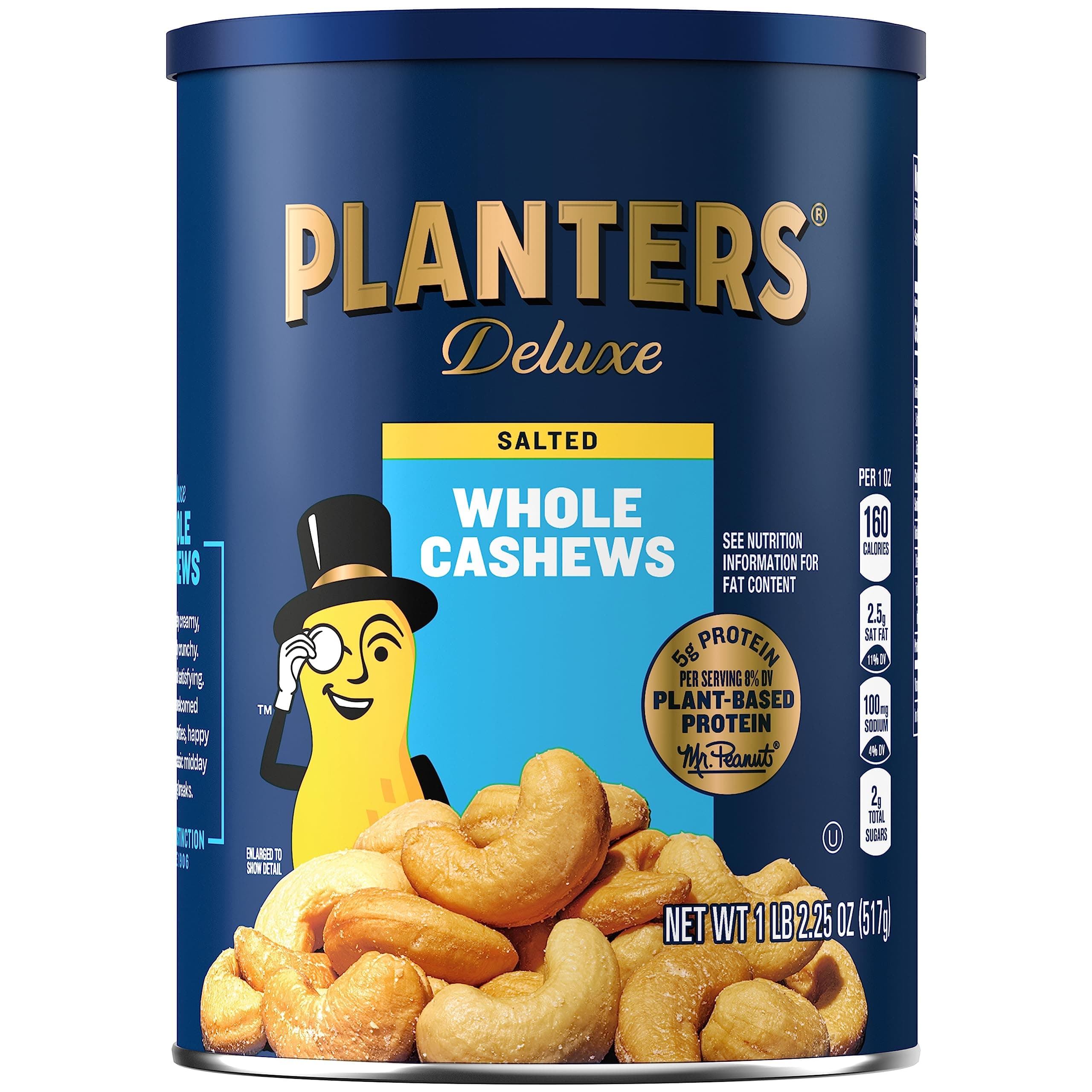 Planters Deluxe Whole Cashew, 540ml