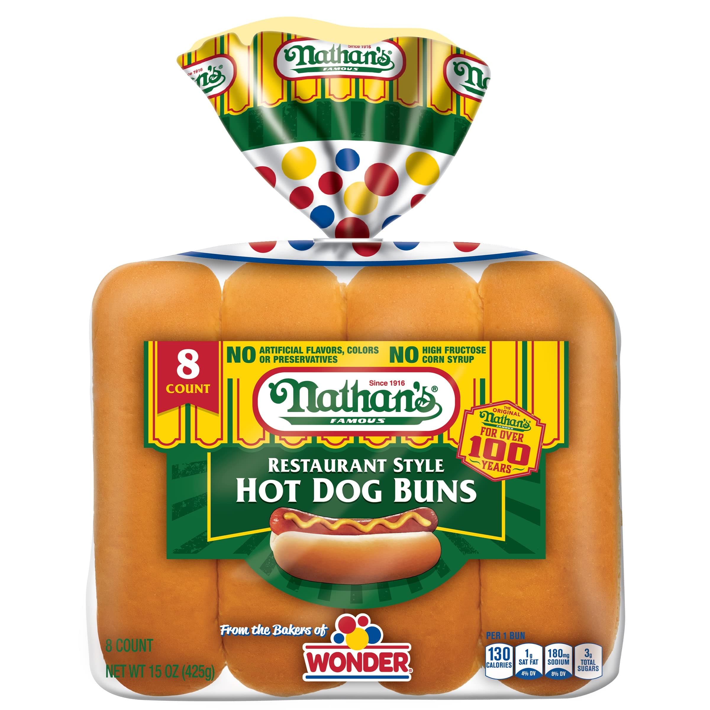 Wonder Bread Nathan's Hot Dog Buns