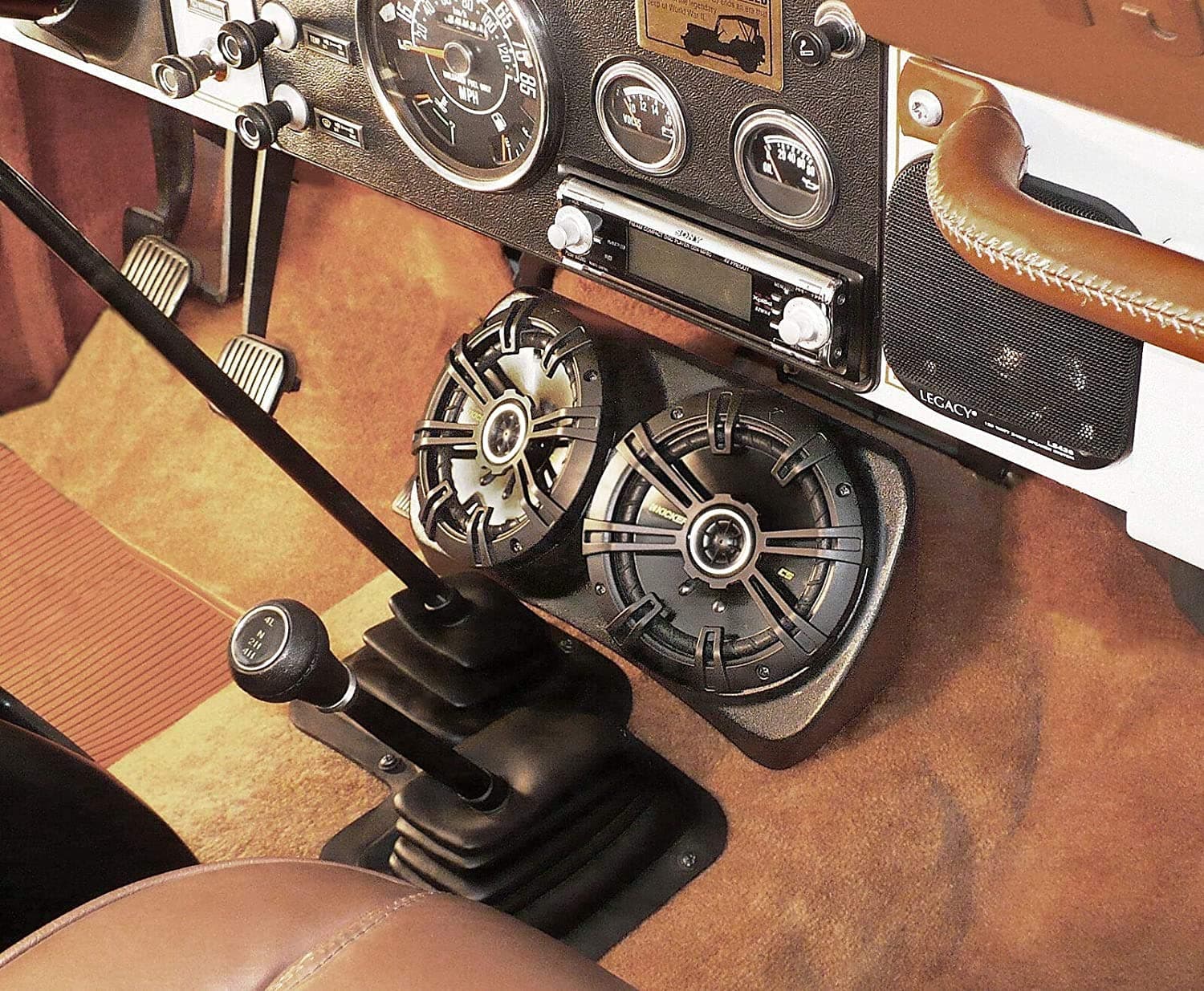 Select Increments 91970K65 Centra-Pod with Kicker 6.5 Speakers