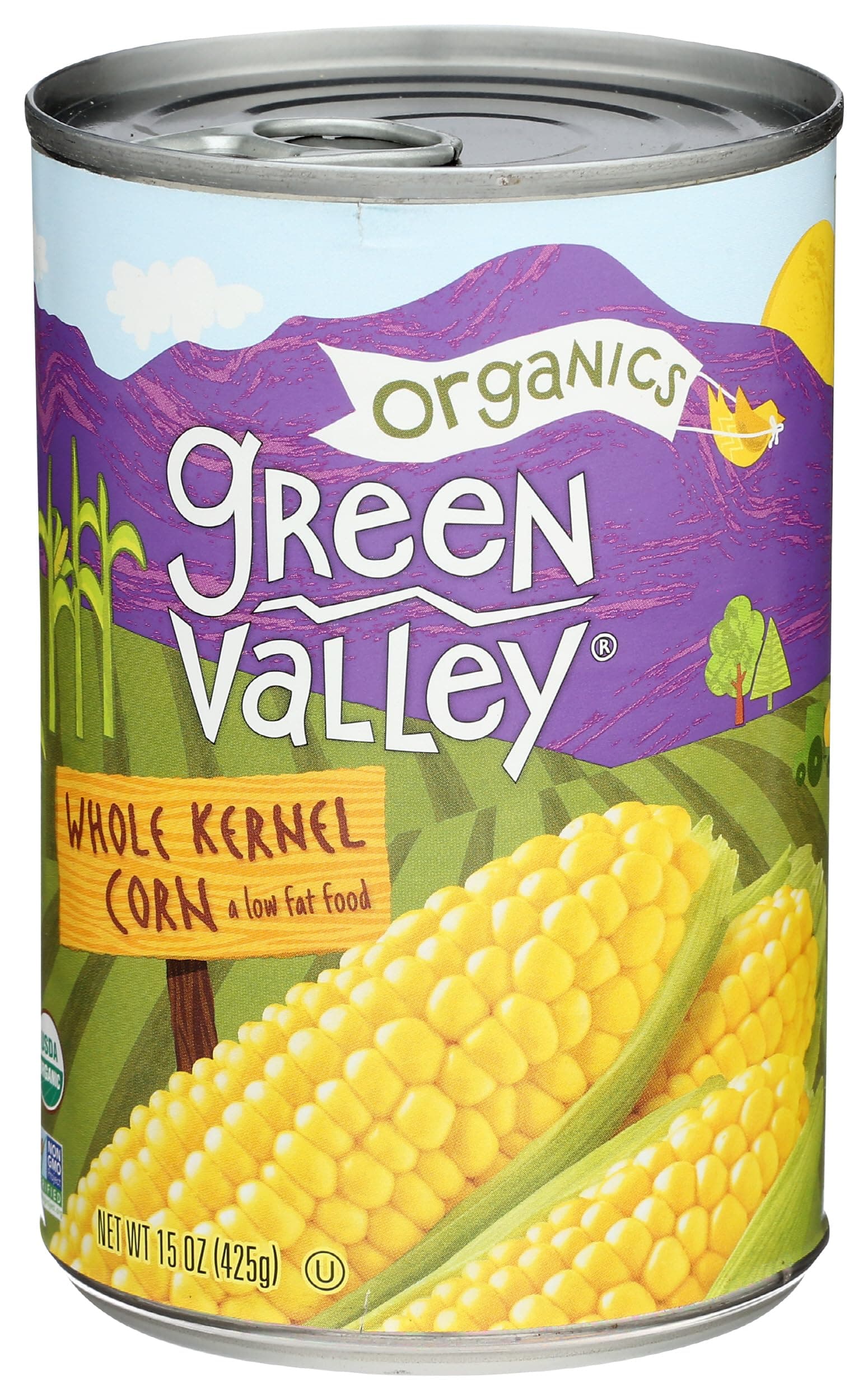 Organic Whole Kernel Sweet Corn, 15 OZ