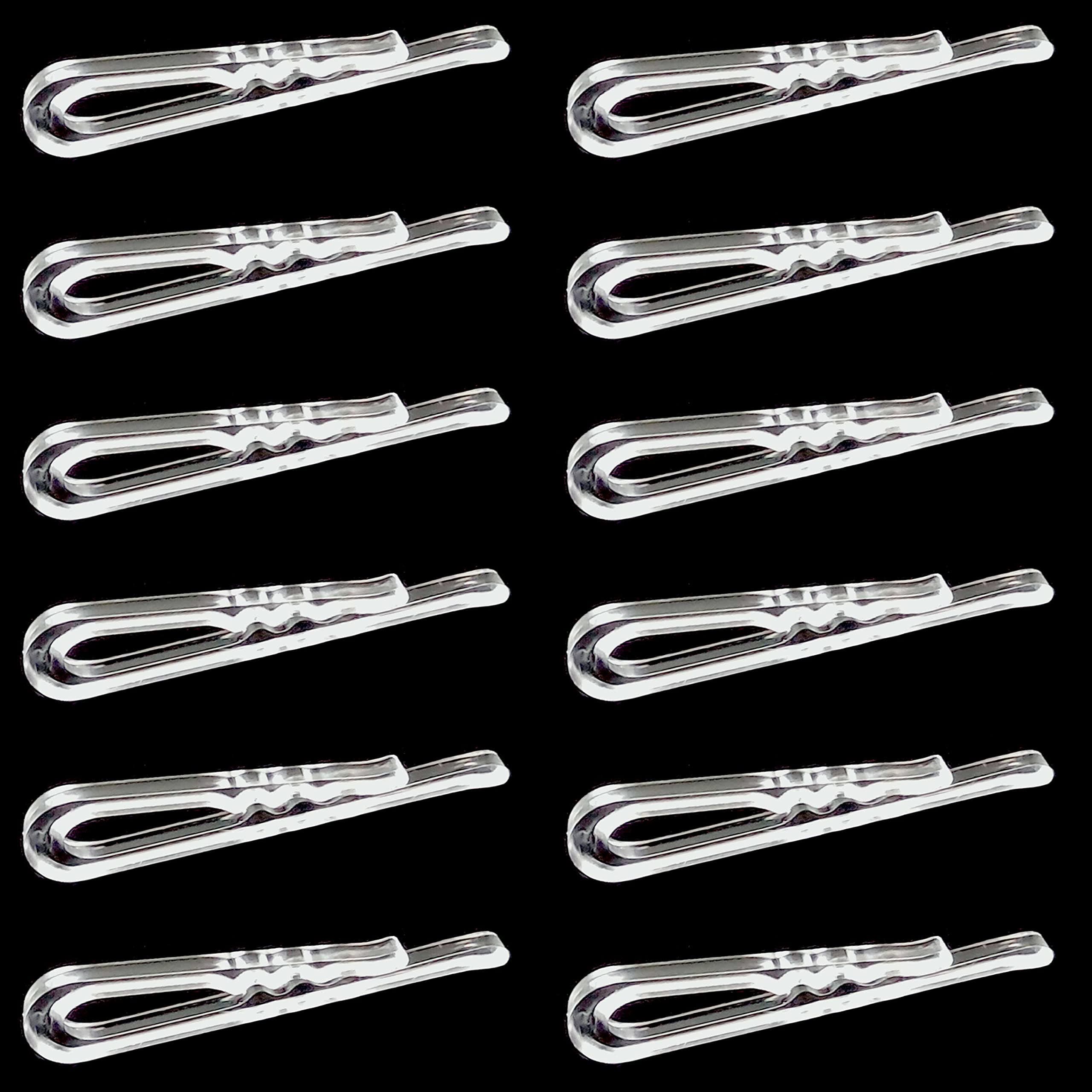 1000 Pcs U Shape Plastic Alligator Clips with Teeth Clear Shirt Folding Clips for Socks Dress Ties Hold Garments in Place