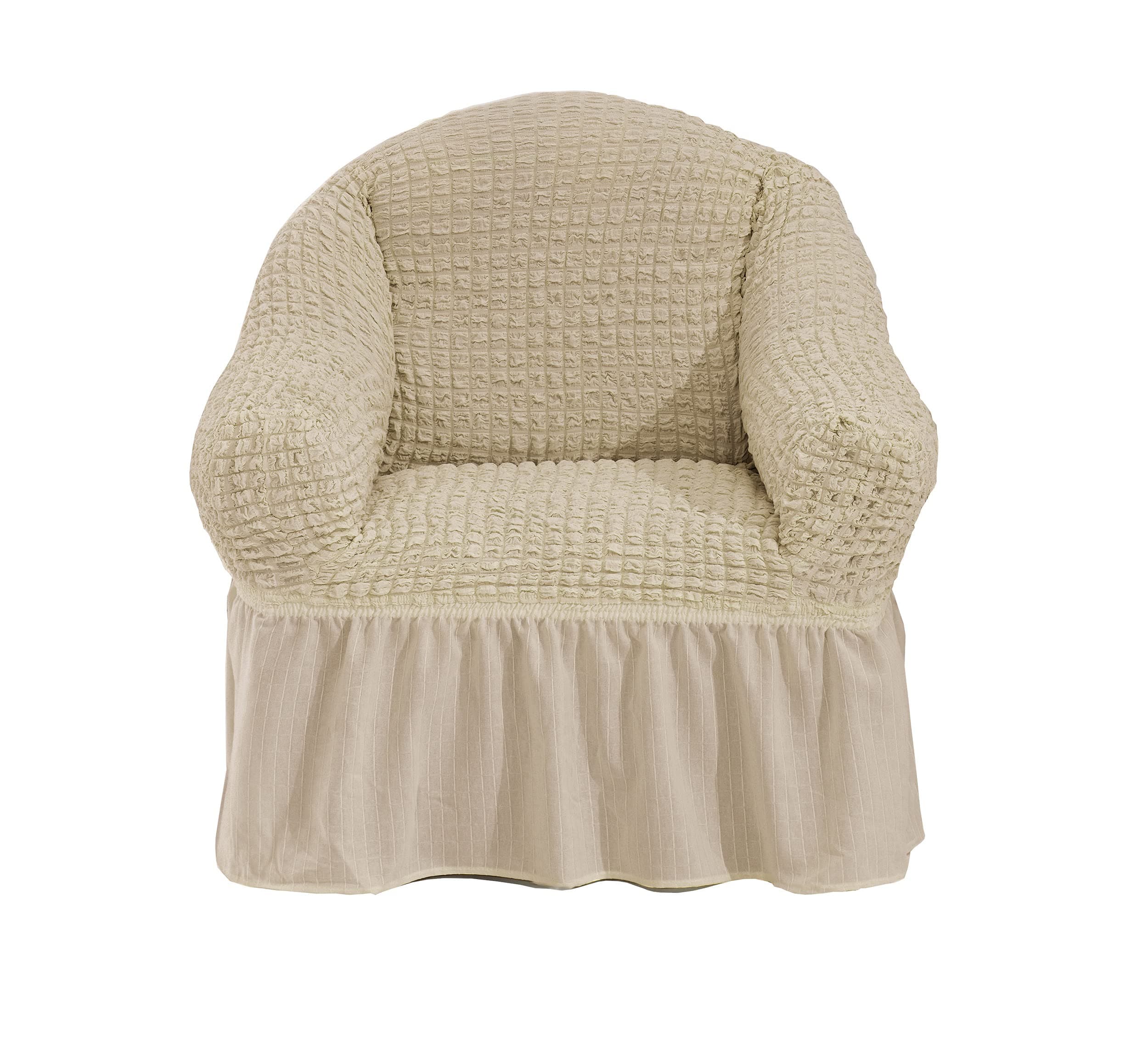 Fabienne One Seater Sofa Cover, Beige Camel