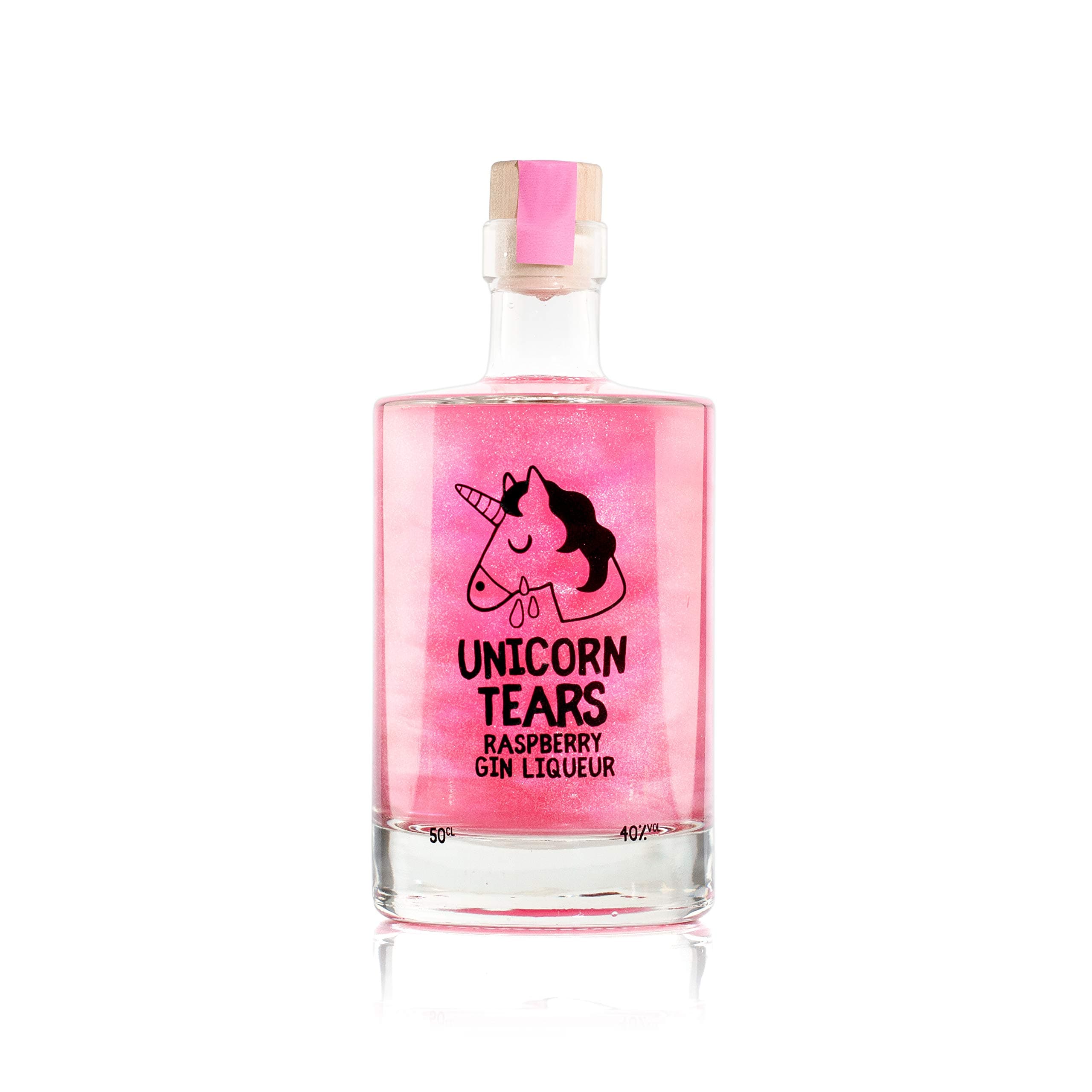 Firebox Unicorn Tears Raspberry Gin - A Pink Gin with a Twist - Part of the Mythical Tears Spirits Range by Firebox - We Make Mythical Creatures Cry