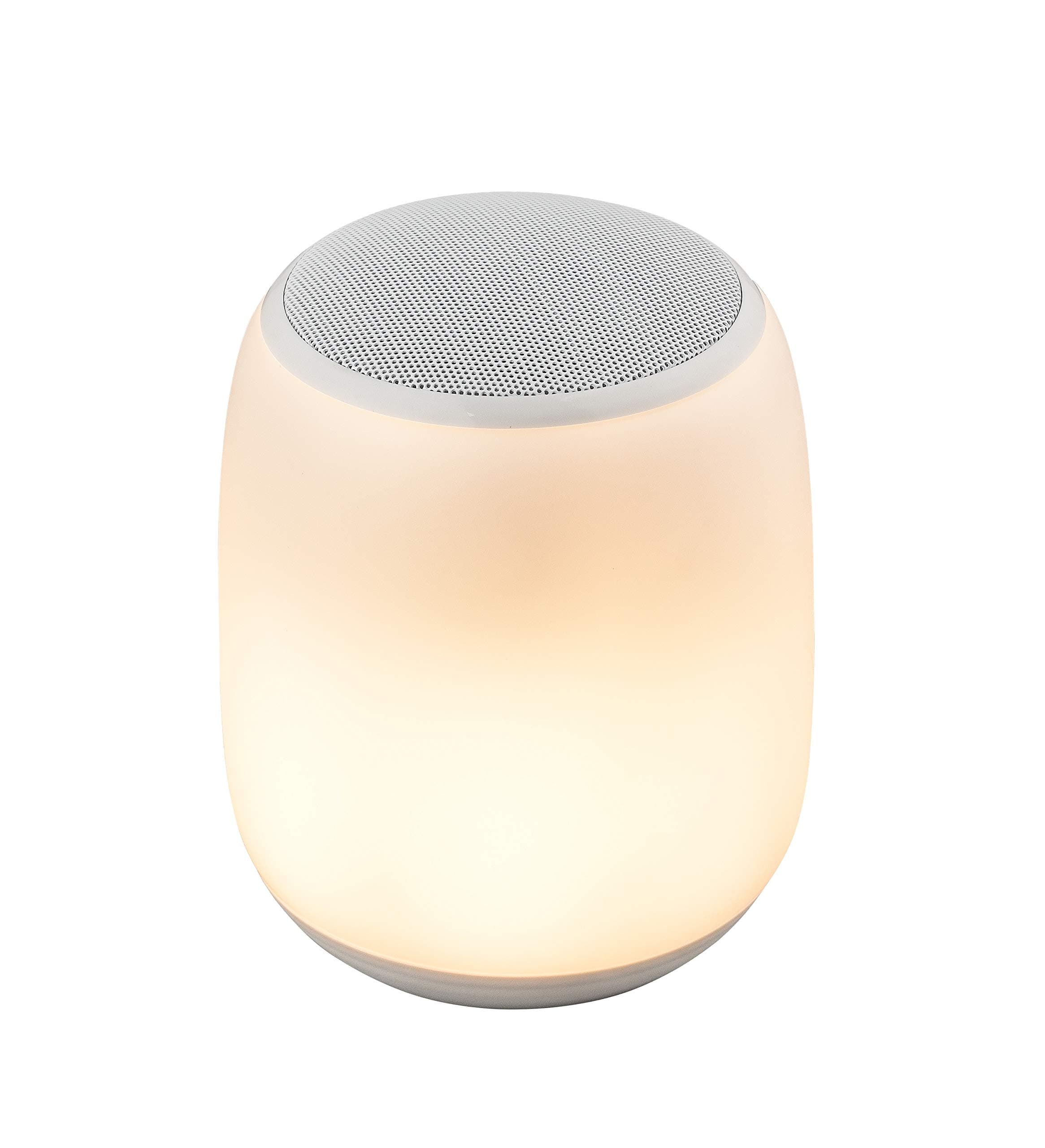 Night Light for Kids, Q5 Bedside Lamp with Bluetooth Speaker, Touch Control for Adjustable Brightness and RGB Colors, Eye Protecting LED Light and DIY Emoticons stickers, Best Gift for Children