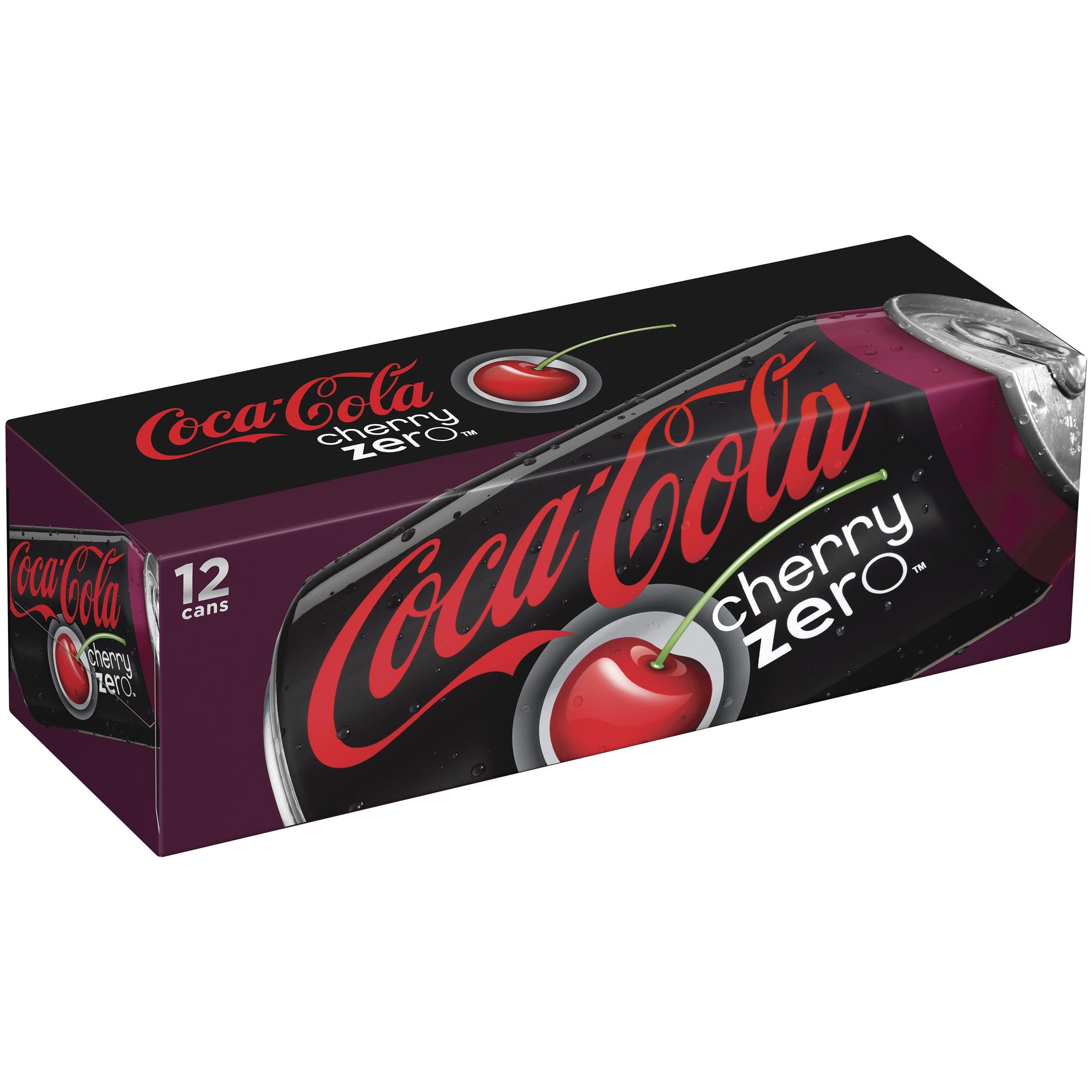 Coke Zero Cherry, 12 Oz, Case Of 24 Cans