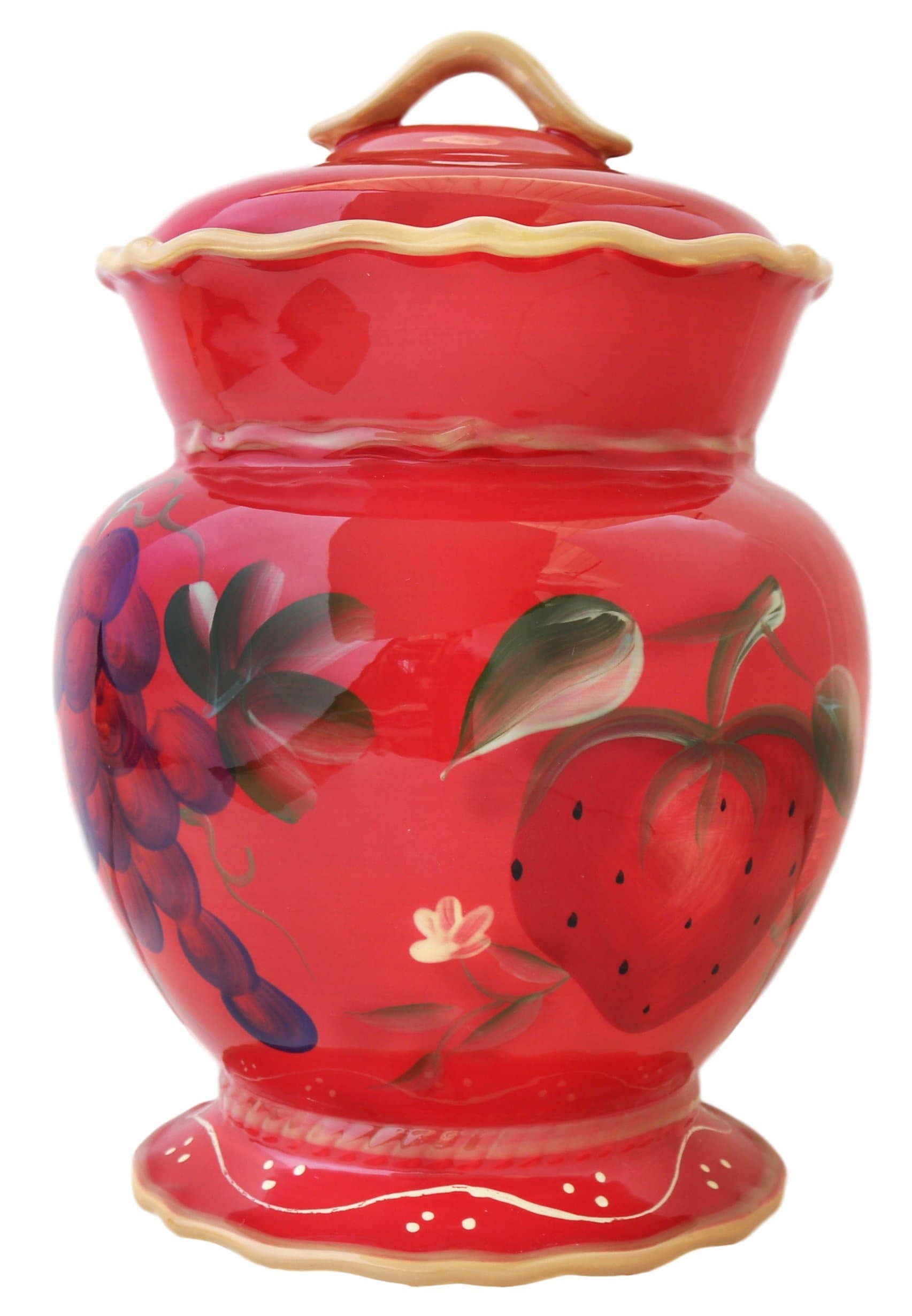 Crimson Orchard Cookie Jar, 82776 By ACK