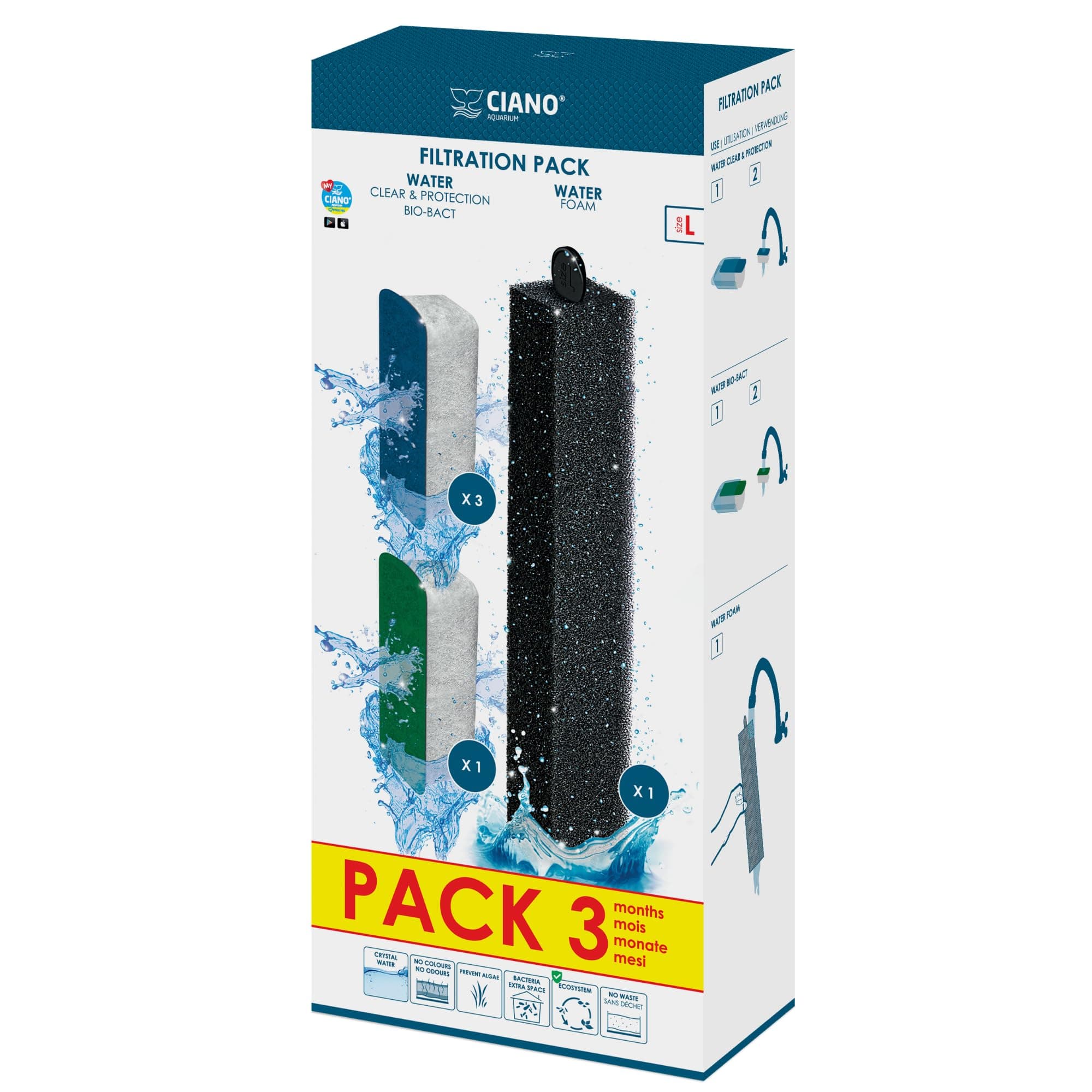 280802 Filtration Pack 3 Months, L