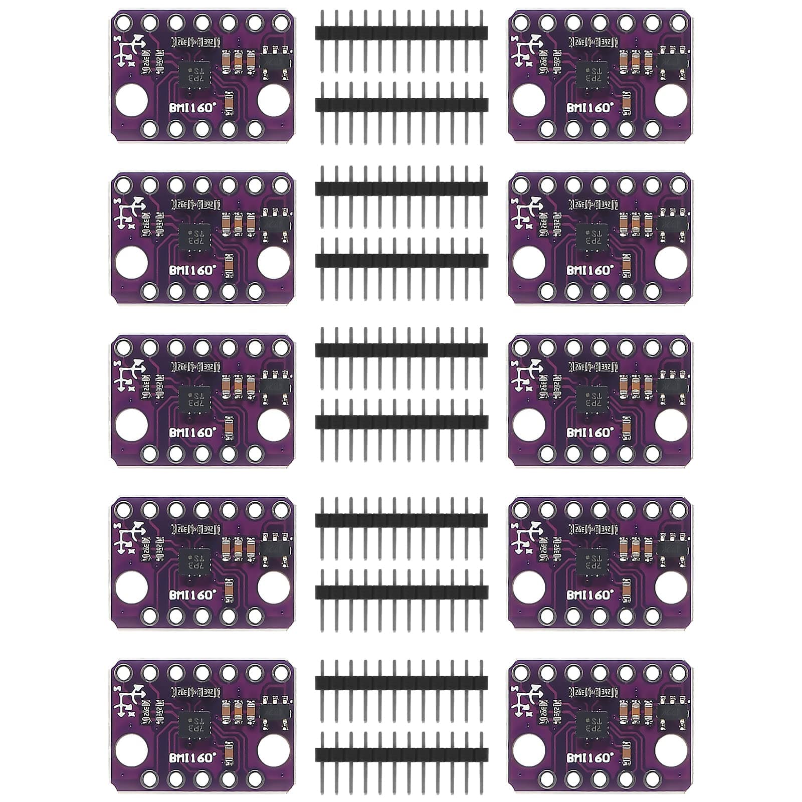 Alinan 10pcs GY-BMI160 6DOF 6-axis Sensor Module Gravity Sensor Accelerometer Gyroscope Acceleration IIC I2C SPI 3-5V