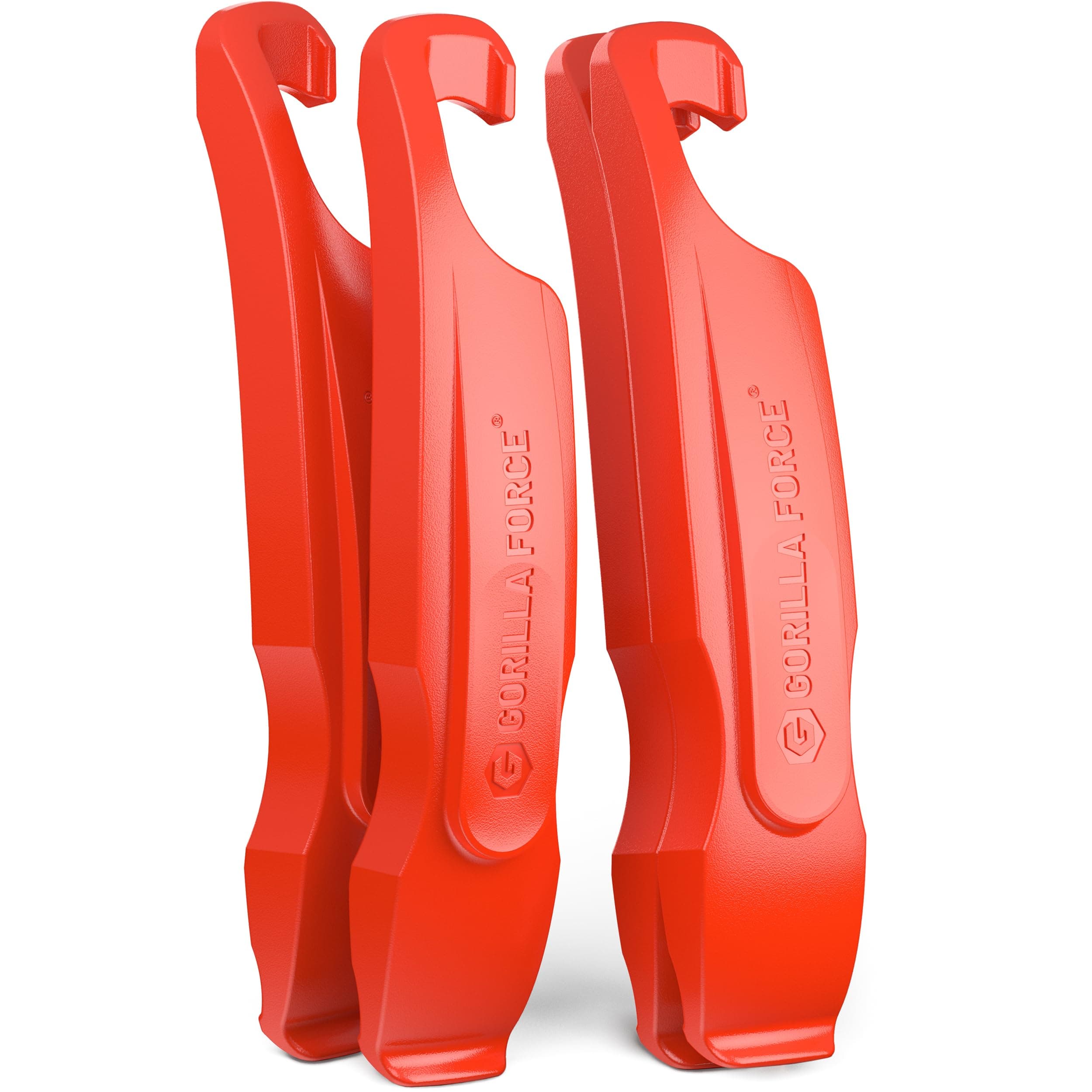 Gorilla Force Gorilla Force | Strong Bike Tire Levers | 4 Pack, Lava Red
