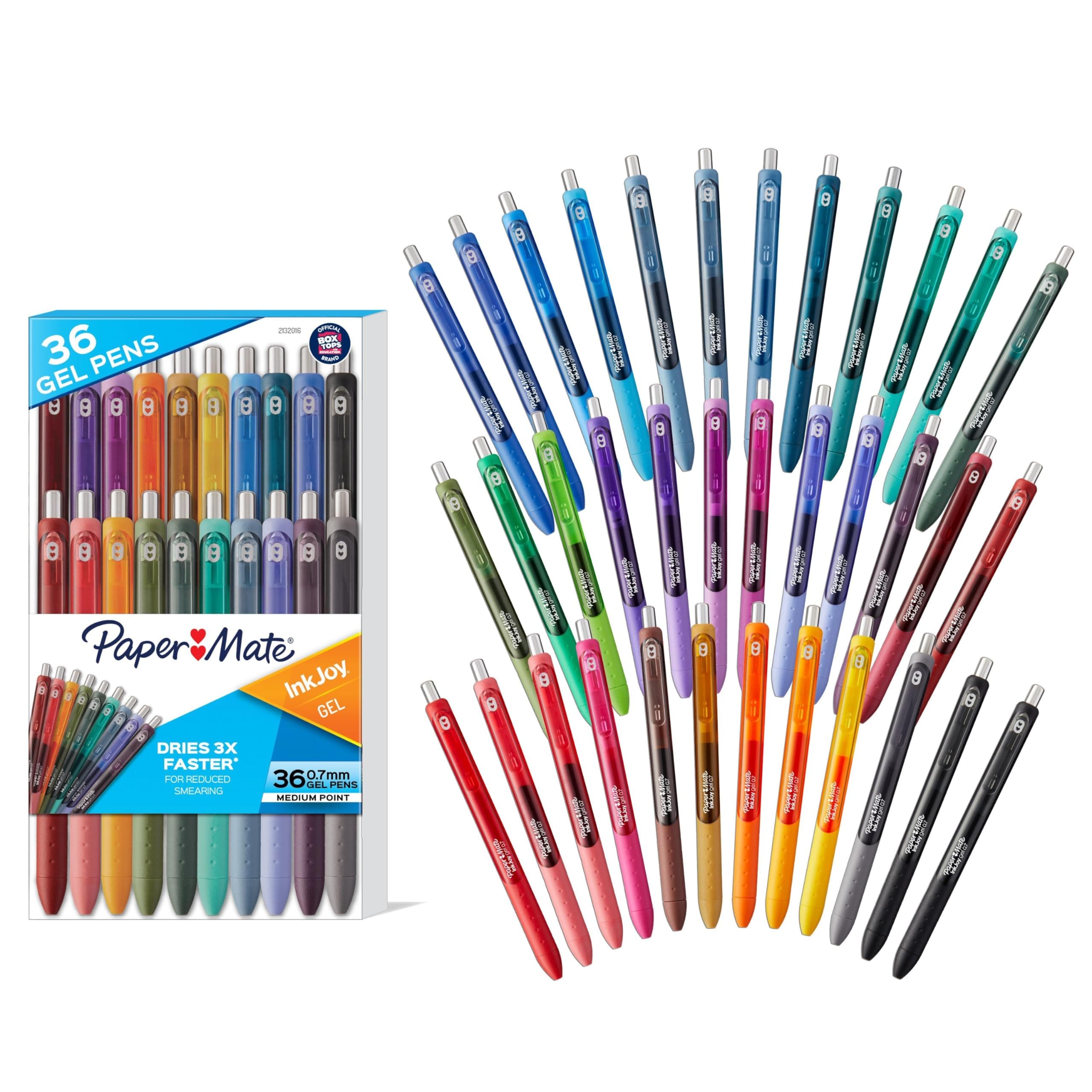 InkJoy Pens, Gel Pens, Medium Point (0.7 mm), Assorted, 36 Count