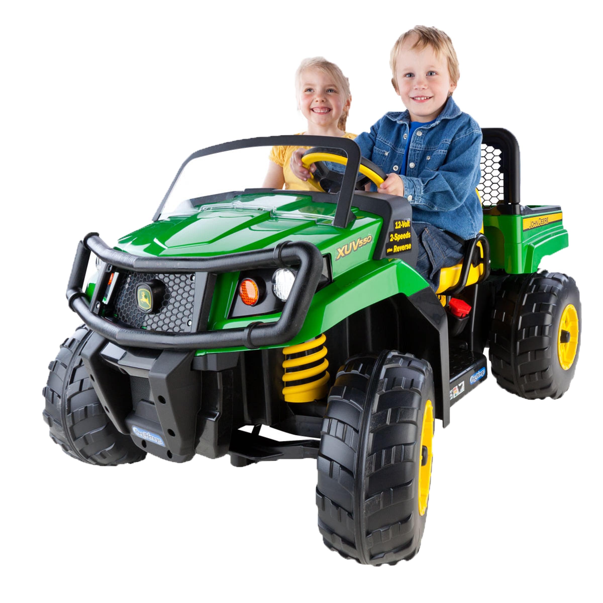 John Deere Gator XUV Extra-Large 12 Volt Ride-on, Durable Design for Kids 3-8, Green