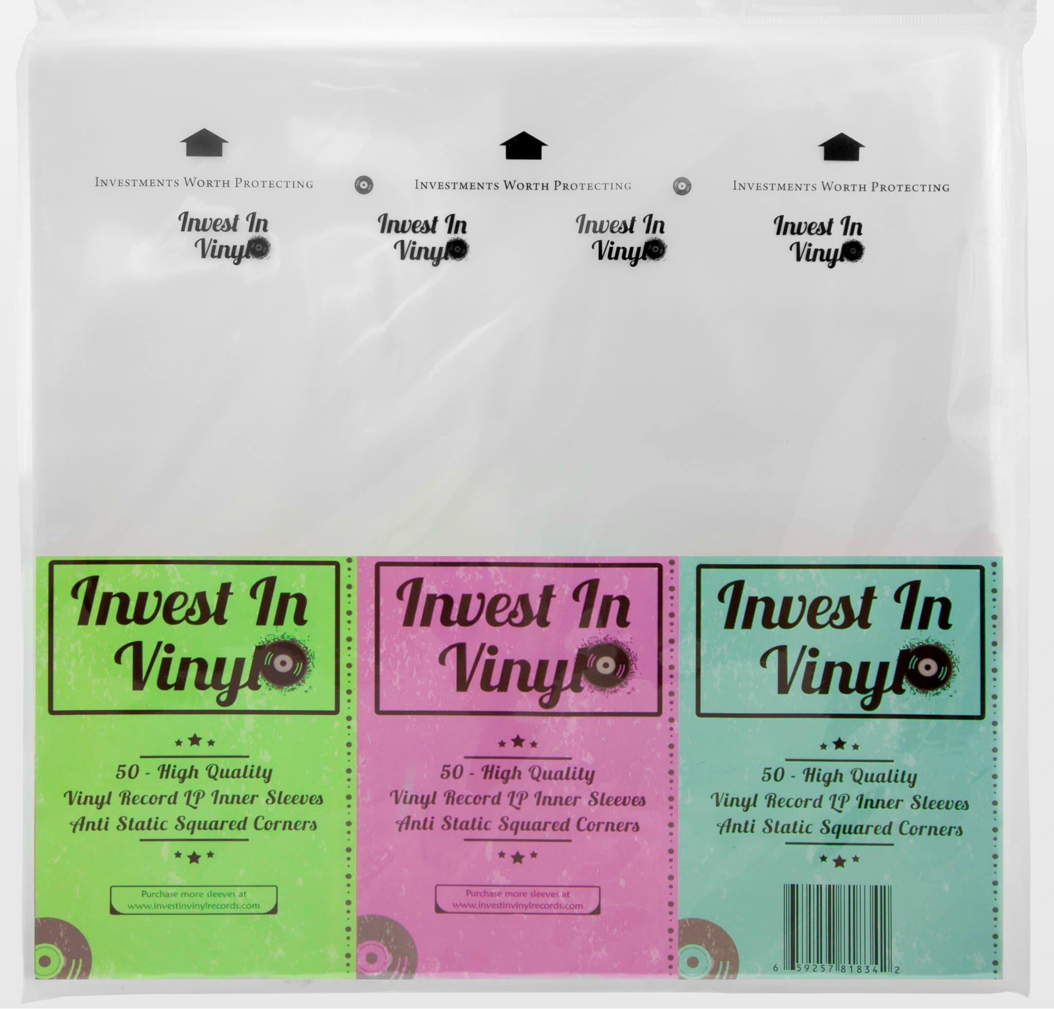 50 Pack of Inner Sleeves - Poly Square