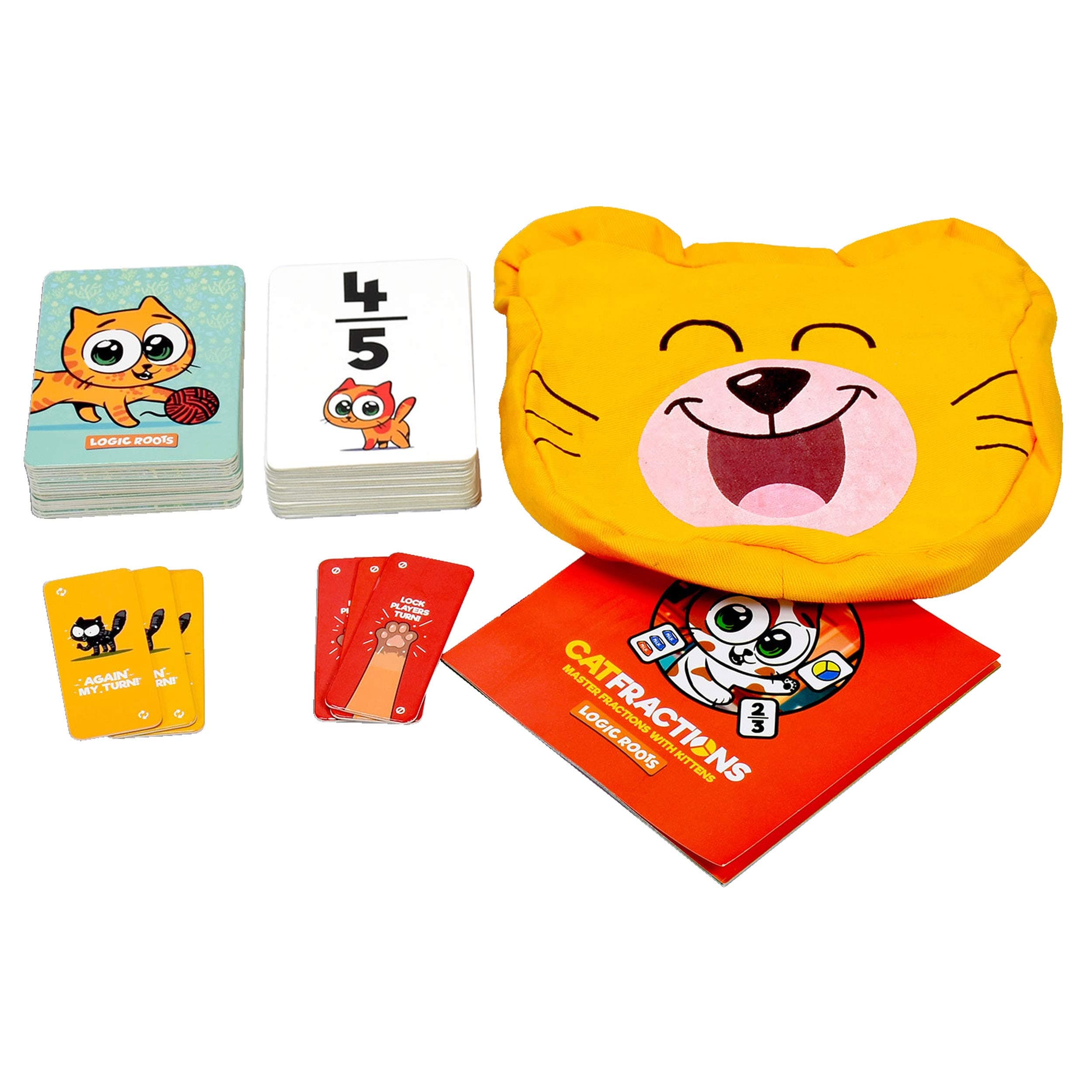 Cat Fraction Math Games for First Grade and up Educational Games for Kids 5 and up