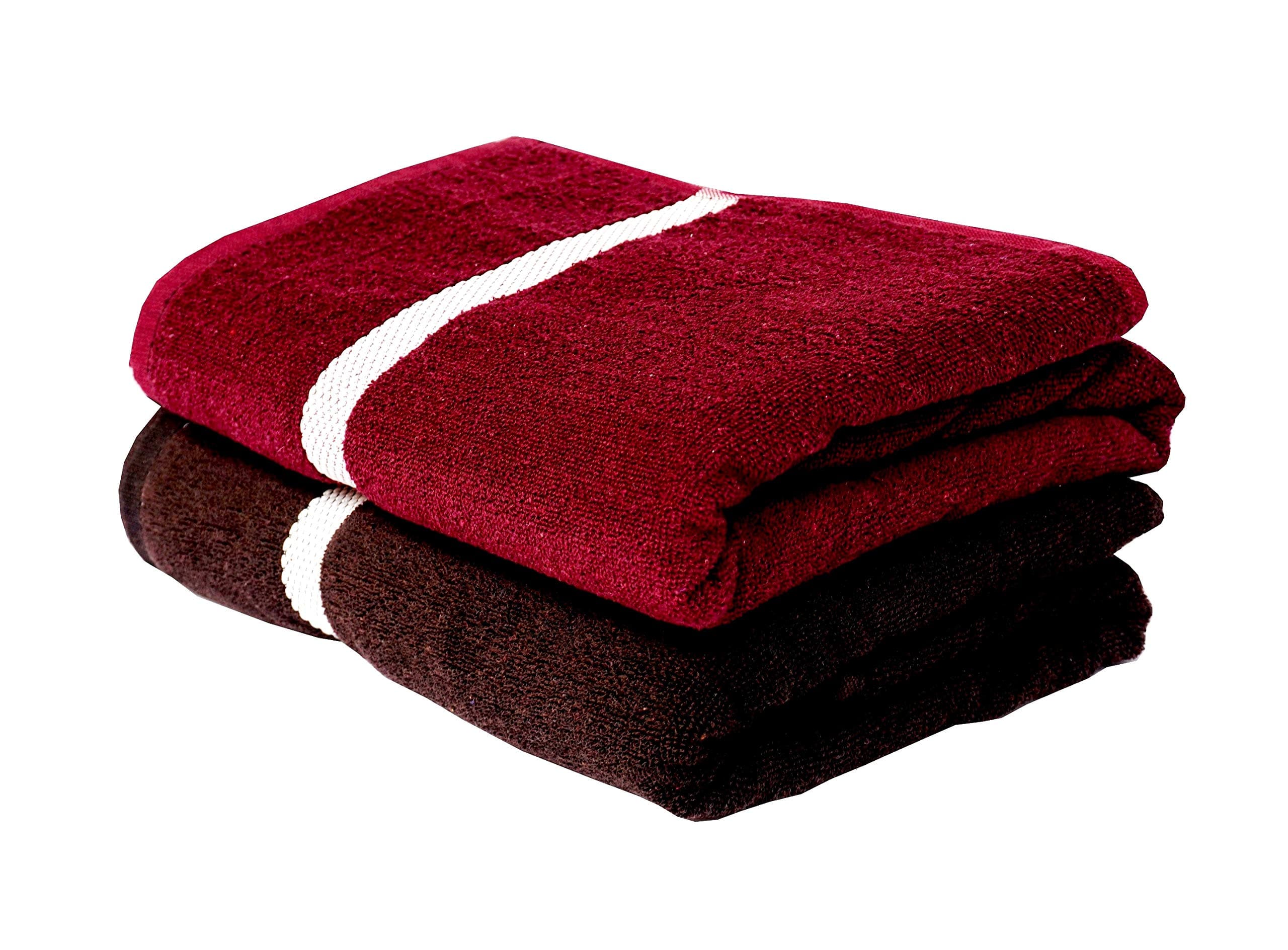 Space Fly Cotton Plain Dark Color Towels for Bath Highly Absorbent, Soft Bath Towel for Men and Women Big Size 28X58 inch (2 Piece)
