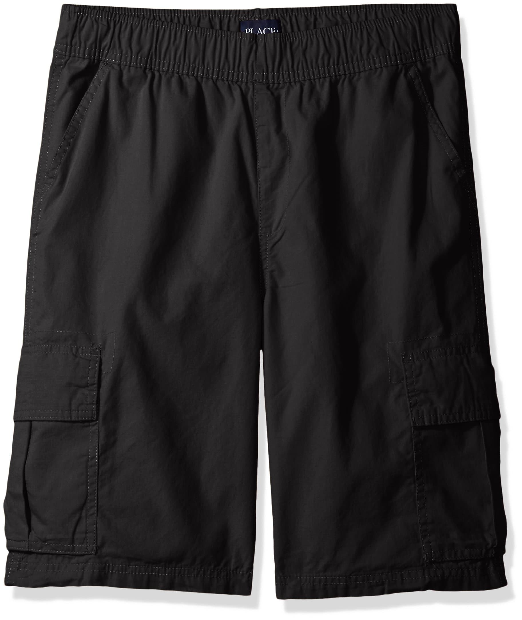 The Children's Place Boys' Uniform Pull On Cargo Shorts