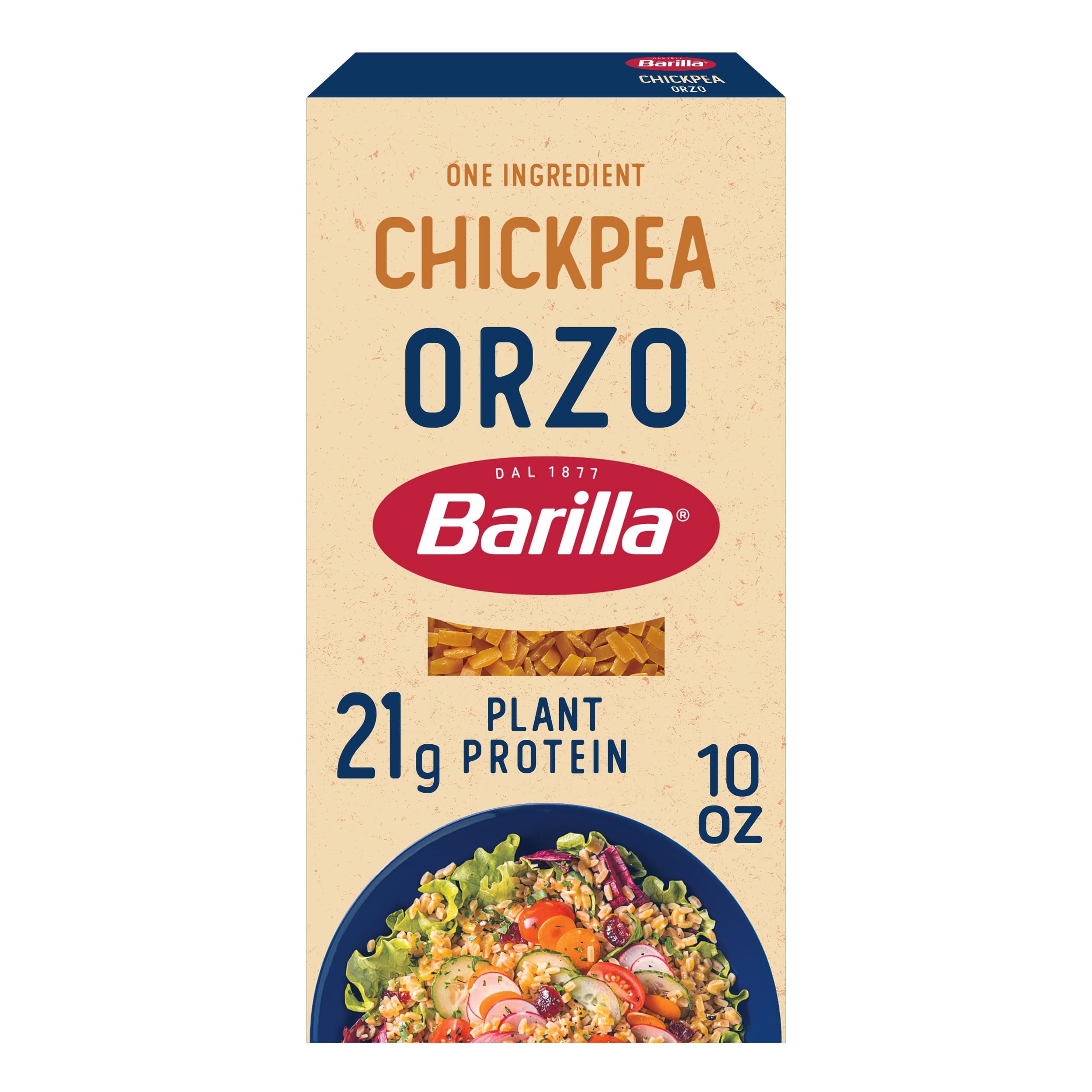BARILLA Chickpea,Orzo, 10oz (pack of 8)