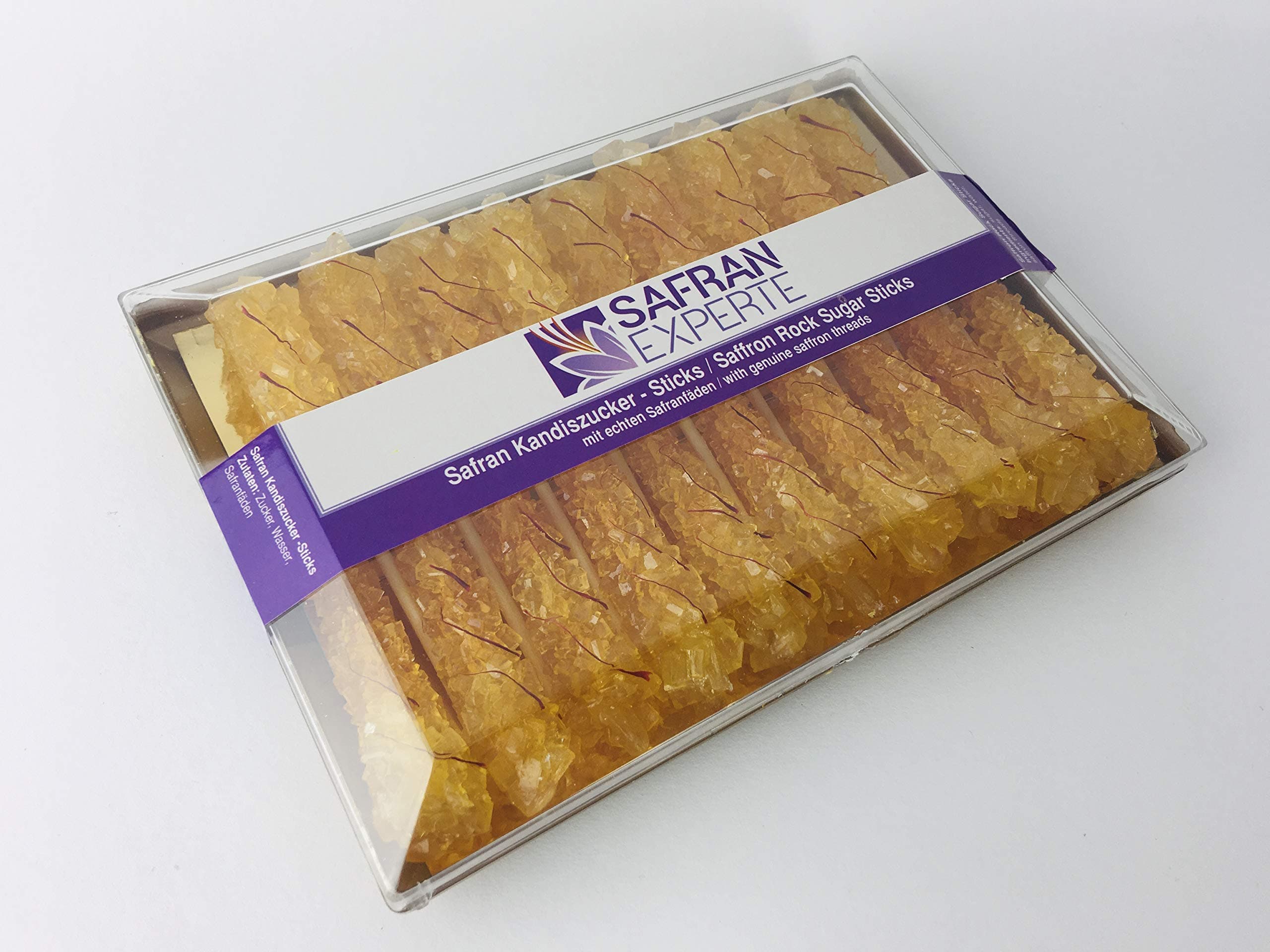 Saffron Rock Sugar Stick 1 Box with 19 Sticks