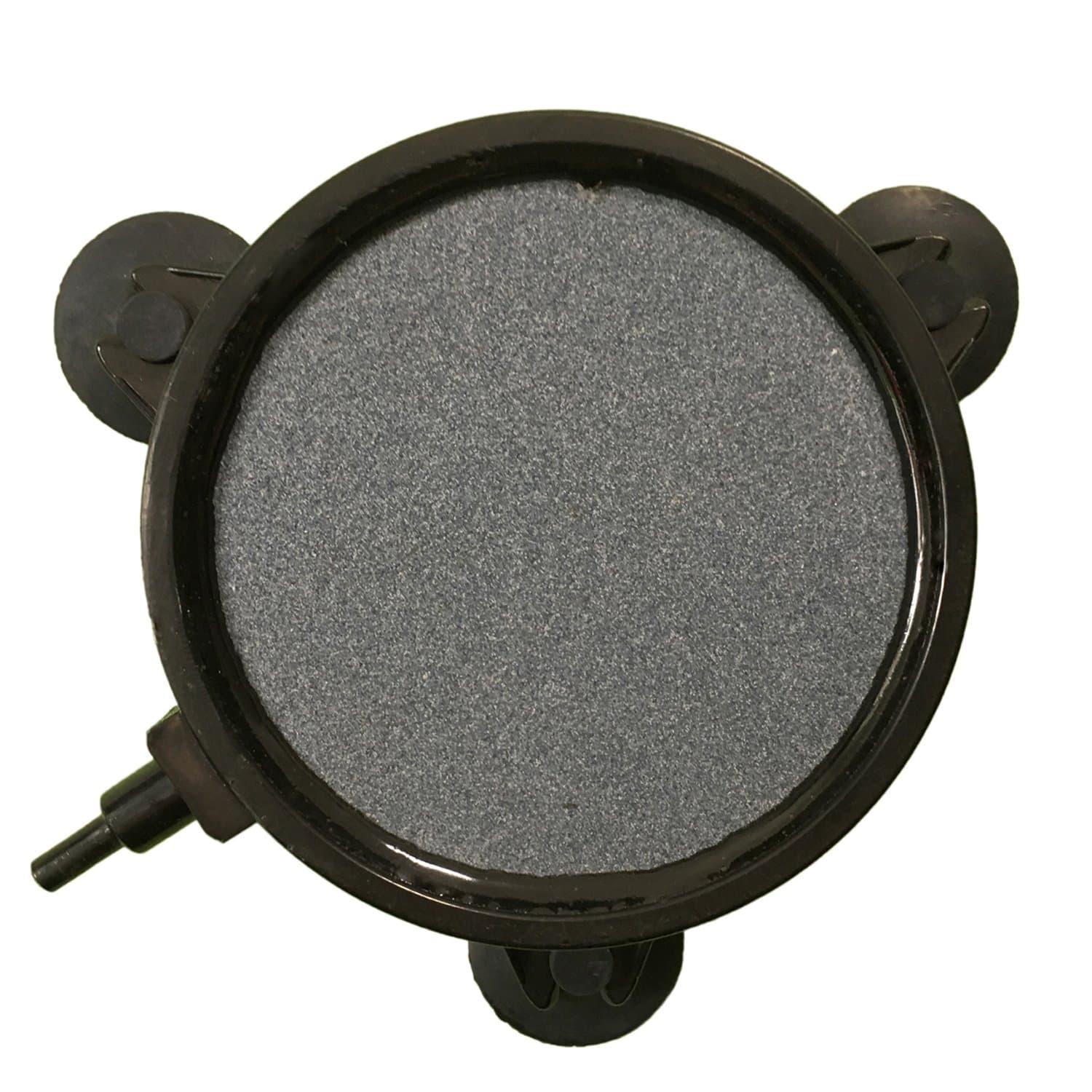 Air Stone Disc Bubble Diffuser with Suction Cups for Hydroponics Aquarium Fish Tank Pump, 4-Inch