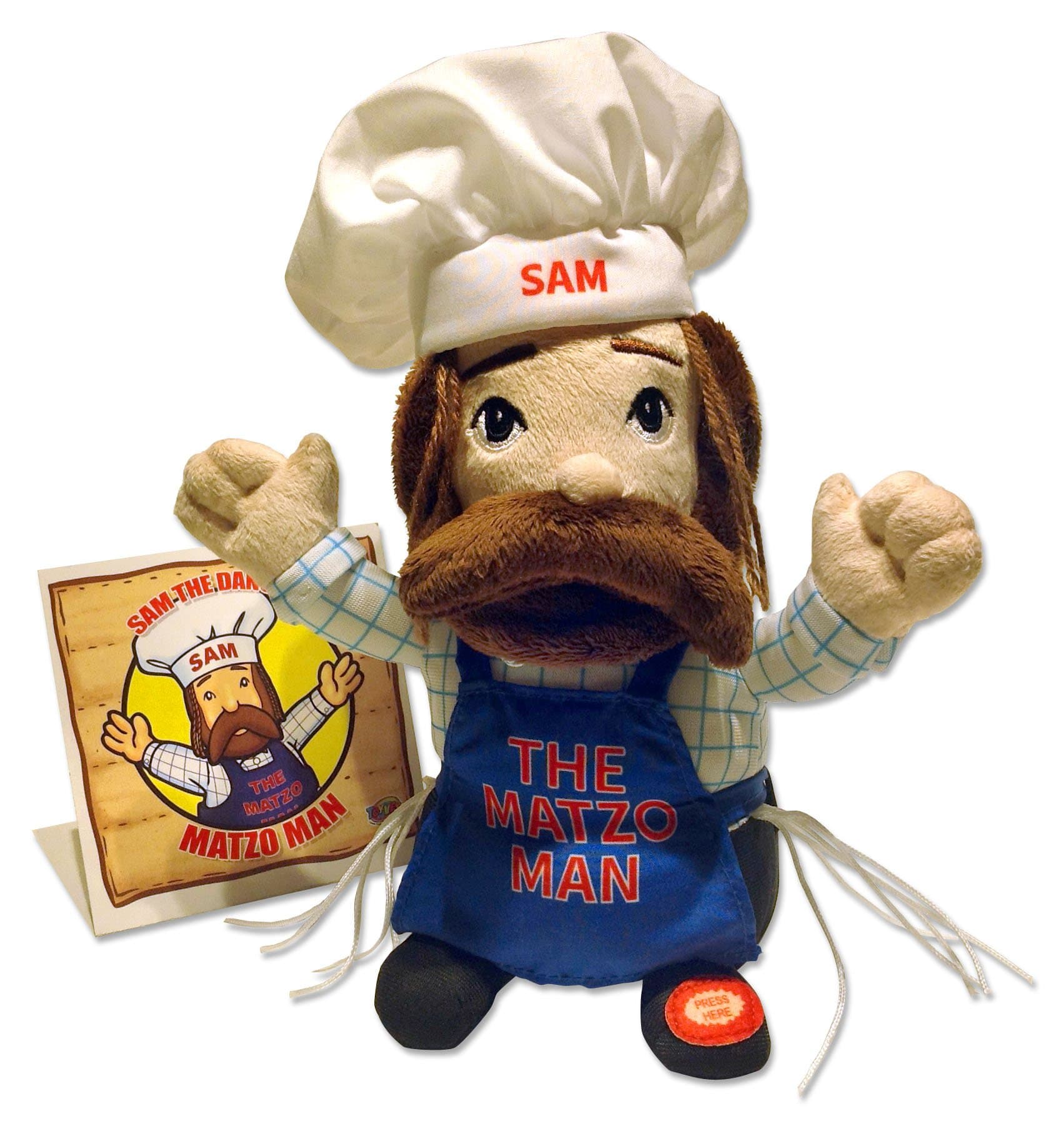 Sam the Dancing Matzo Man Music Toy