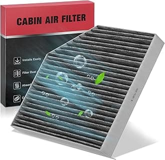 Cabin Air Filter with Activated Carbon Compatible with Audi A6/A6 Quattro/A7 Quattro 2012-2018, A8 Quattro/S6/S7/S8 2013-2018, RS7 2014-2018, A6/A8 Quattro 2012-2016, Replace# CF11436