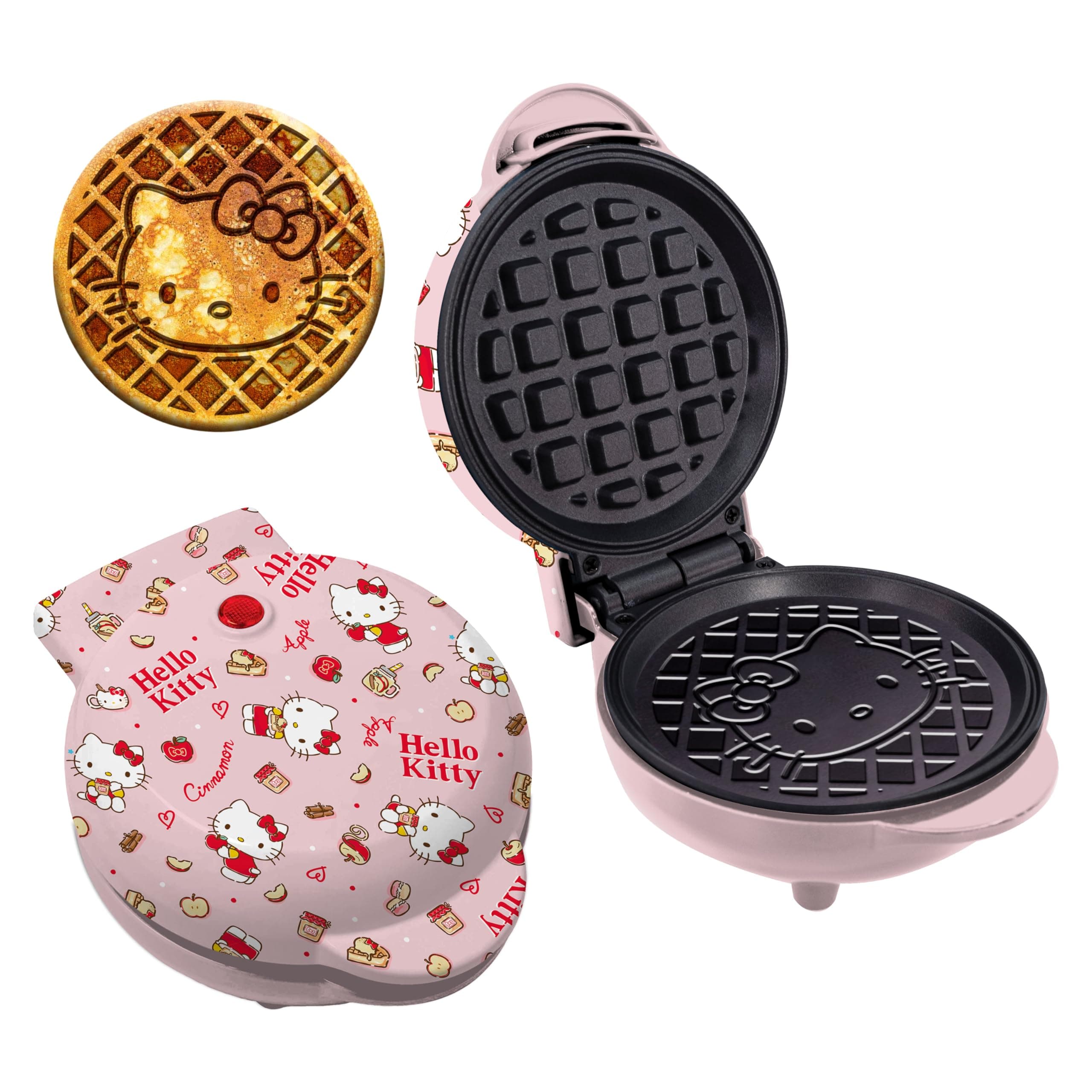 Uncanny Brands Hello Kitty Mini Waffle Maker - Small Kitchen Appliance