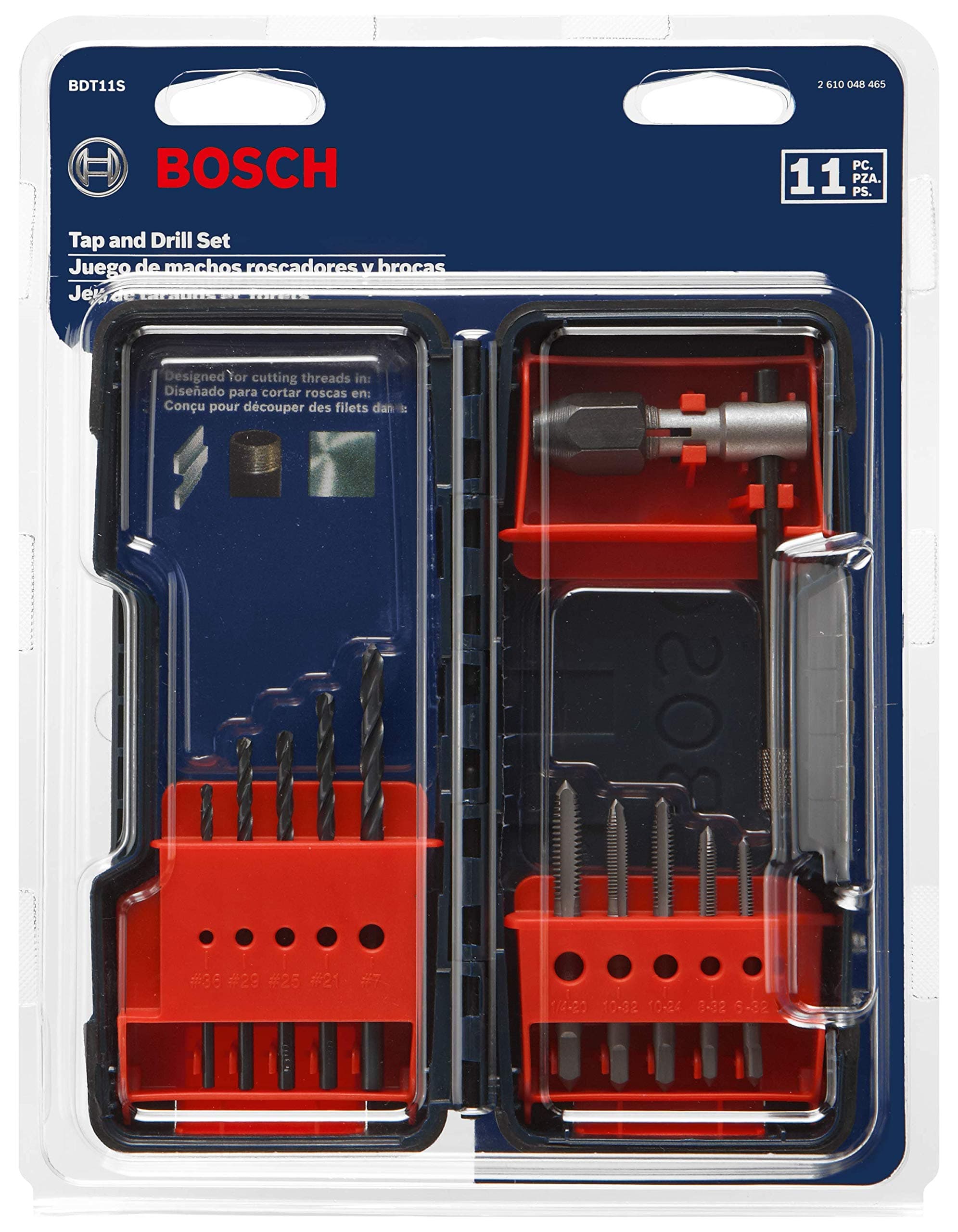 Bosch BDT11S 11Piece Tap & Drill Combo Set
