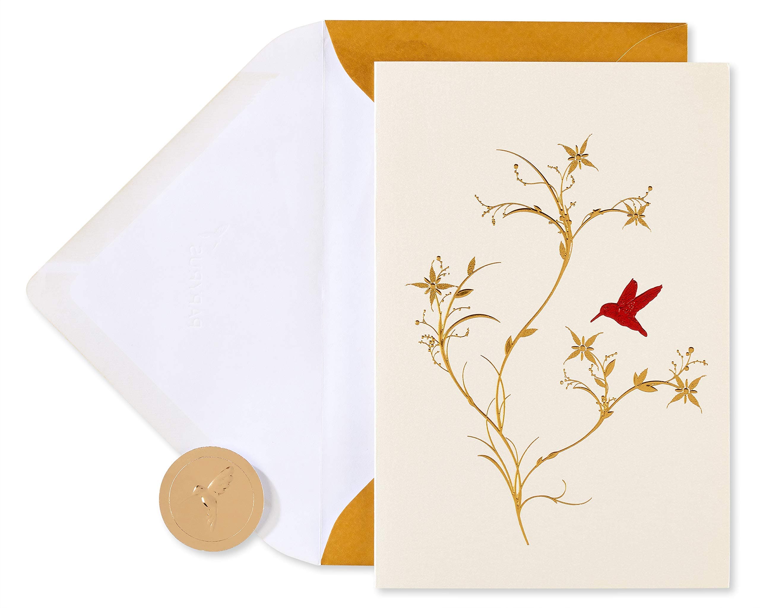 Blank Card (Red Hummingbird)