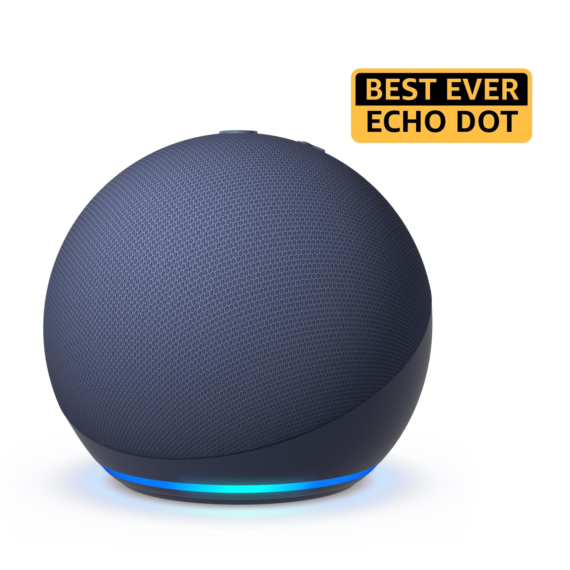 - Echo Dot (5th Gen) | Smart speaker with vibrant sound, Motion Detection, Temperature Sensor, Alexa and Bluetooth| Blue