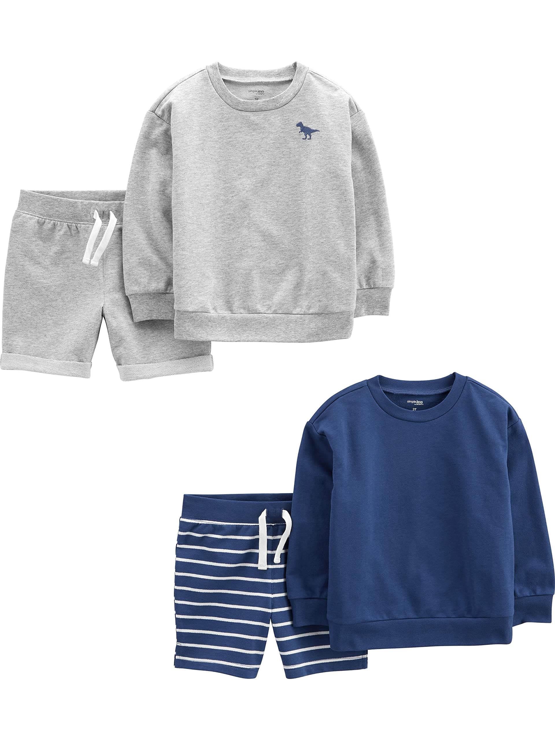 Simple Joys by Carter'sboys 4-piece Sweatshirt Set