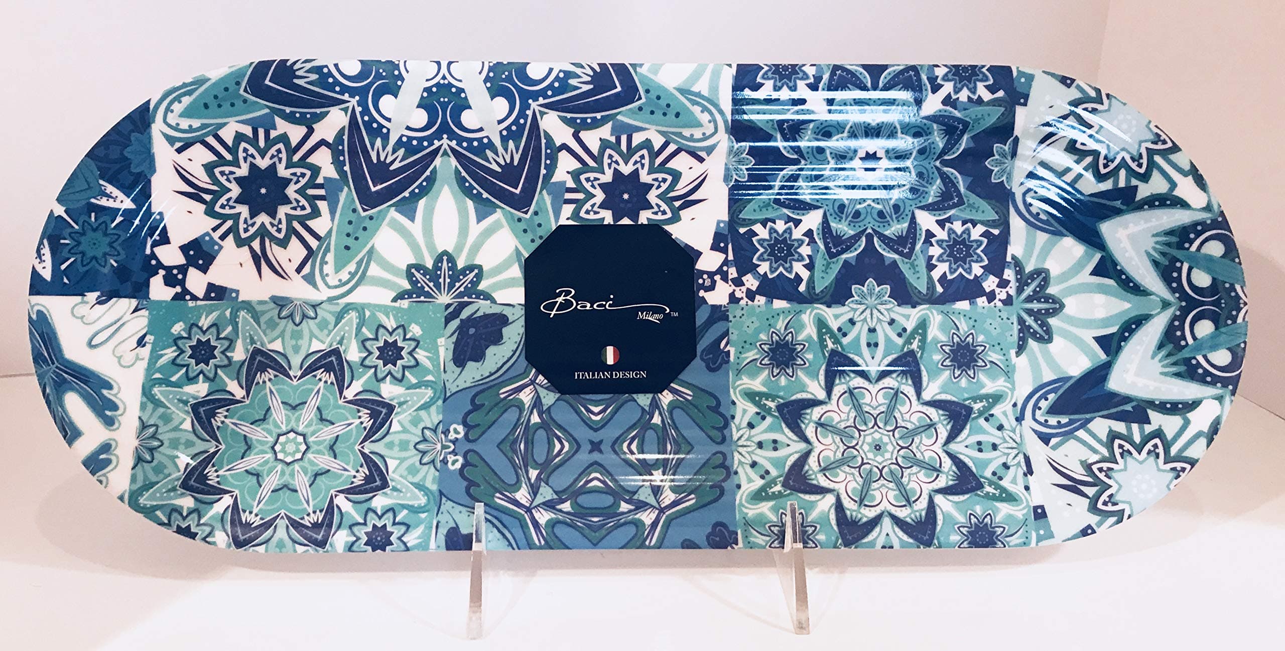 Baci Milano Melamine 15" x 6" Serving Platter