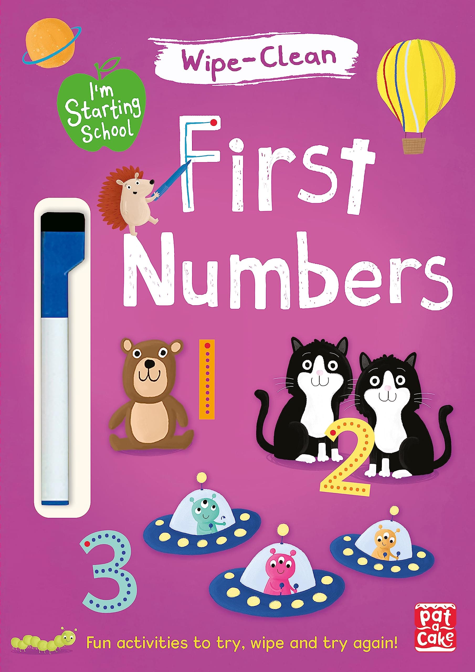 First Numbers: Wipe-clean book with pen