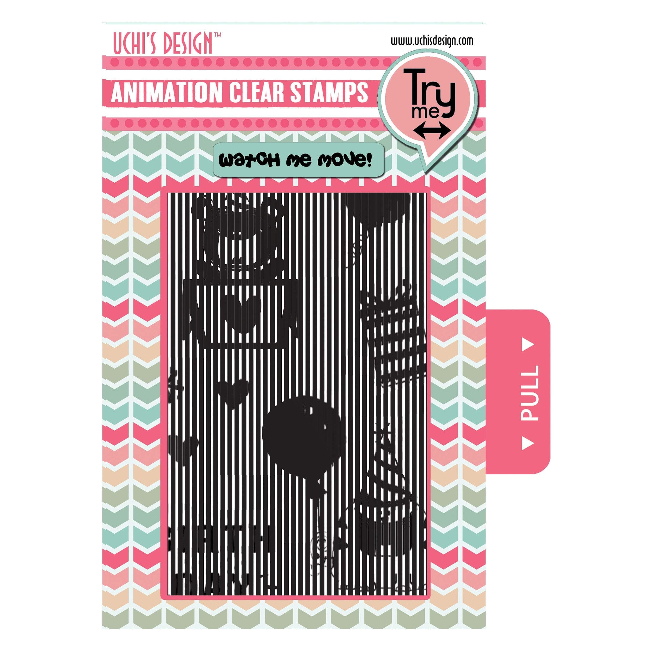 UCHIDesign Animation Clear Stamp - Happy Birthday