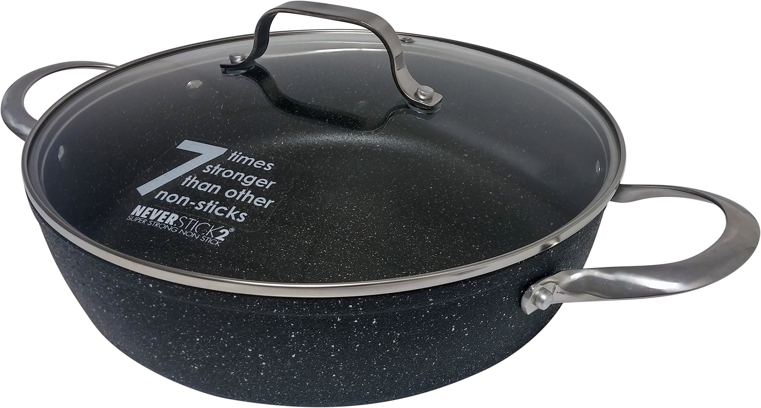 Eaziglide Neverstick2 28cm Shallow Casserole Pan