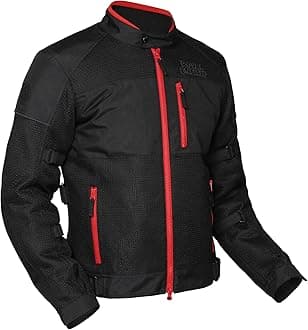 Royal Enfield Mens Polyester Windfarer Riding Standard Length Jacket Black Xxl Knox Flexiform Ce Level 1 Certified Protectors At Shoulders And Elbows