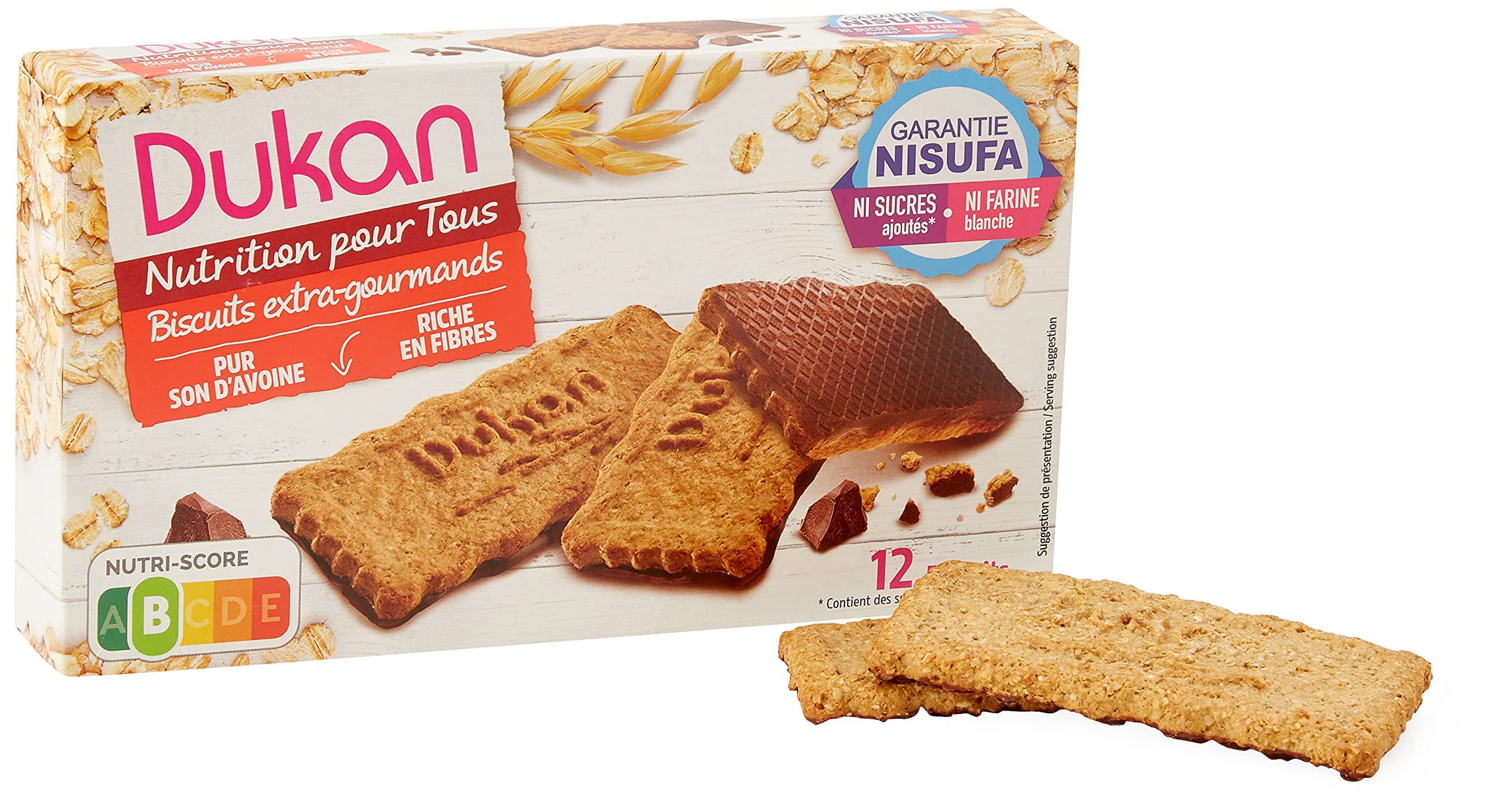 Dukan Extra-Gourmet Biscuits 12 Biscuits