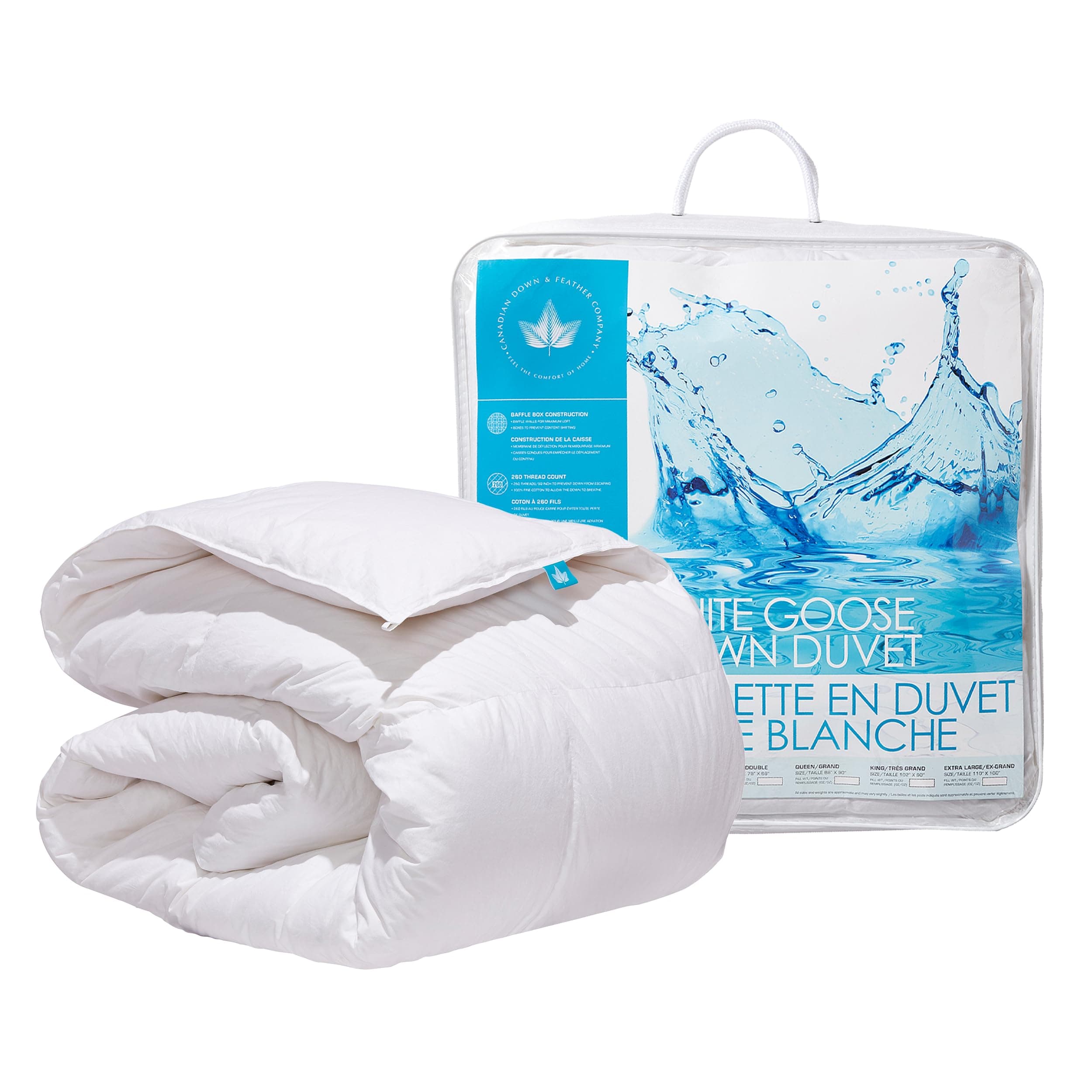 575 Loft White Goose Down