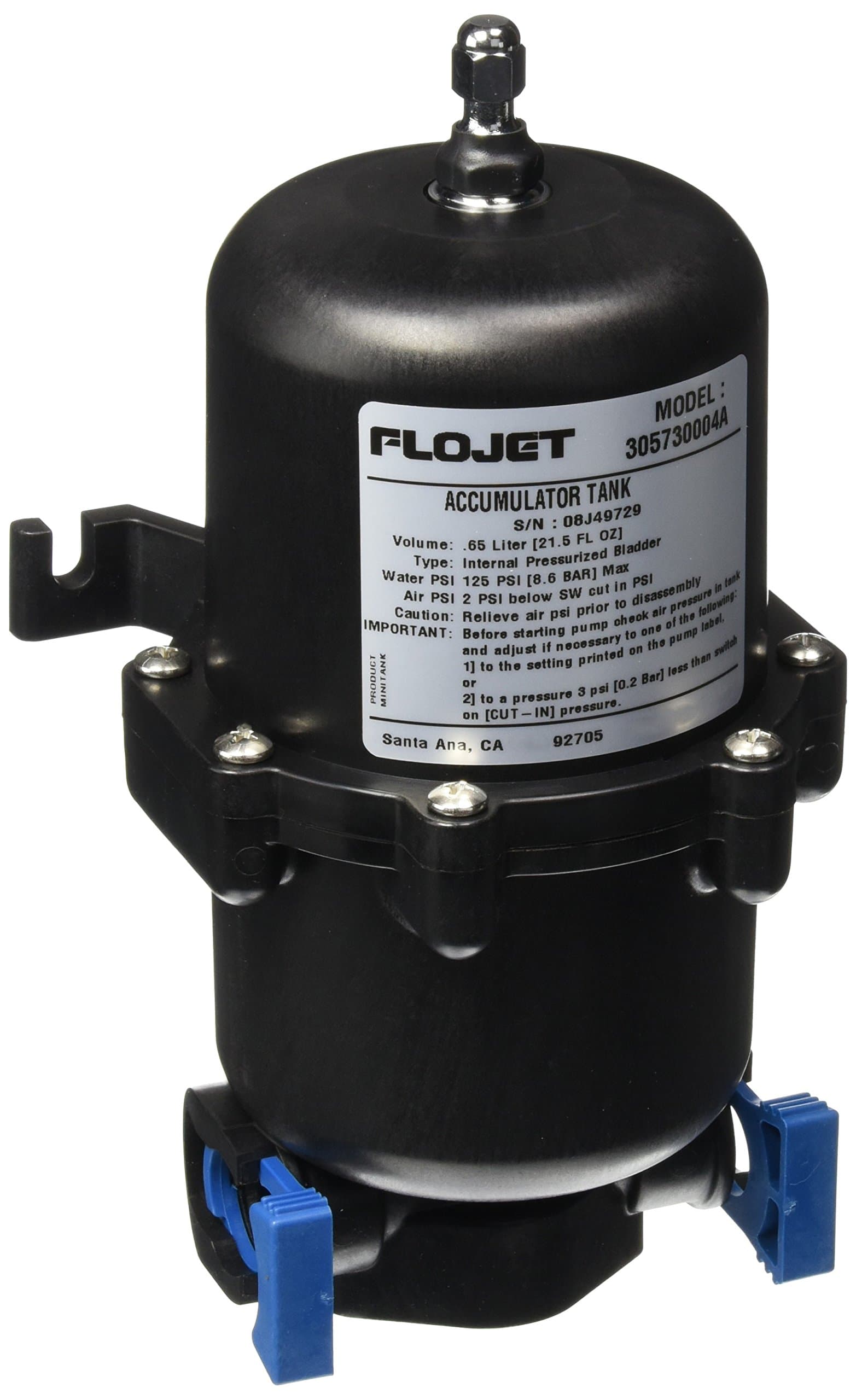 Flojet 305730004A Accumulator Tank, Black