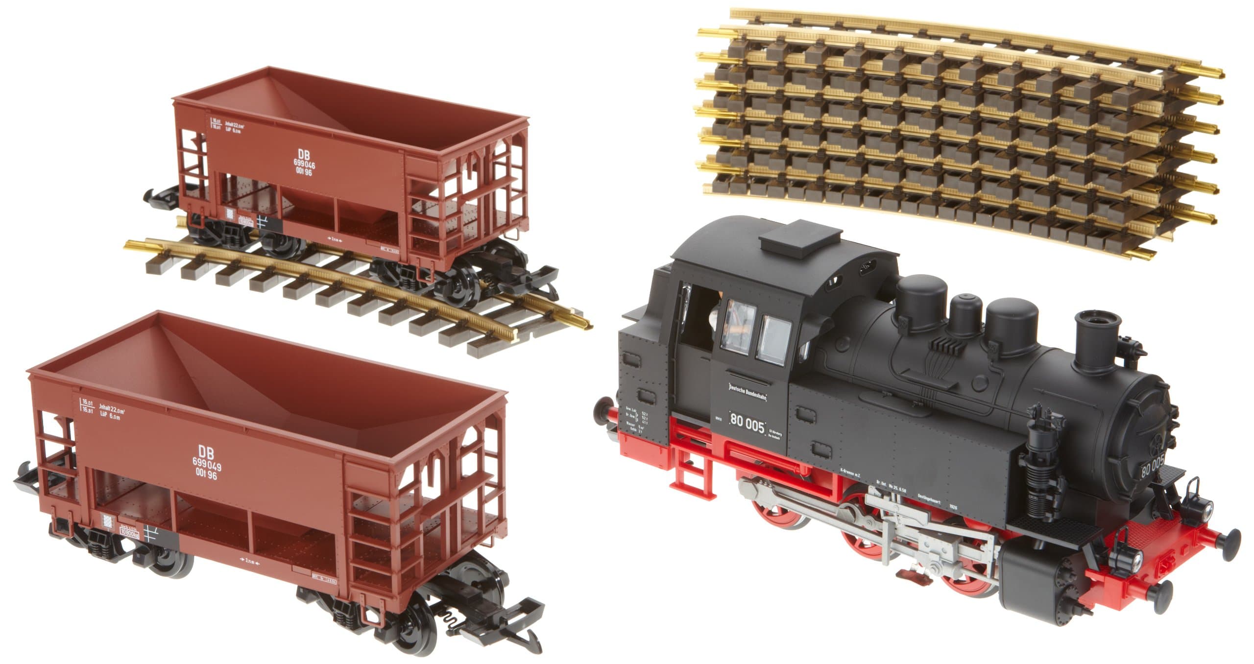 Piko G Scale Model Trains - DB BR80 ORE Starter Set (120V) - 37100