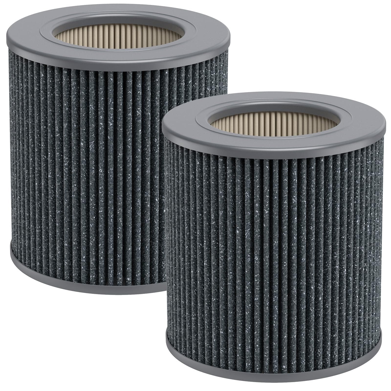 2 Pack Air Mini PECO-HEPA Replacement Filters Compatible with Moleku-le Tri-Power Air Mini and Air Mini + Air Purifiers, 3-in-1 High-Efficiency Replacement Filter