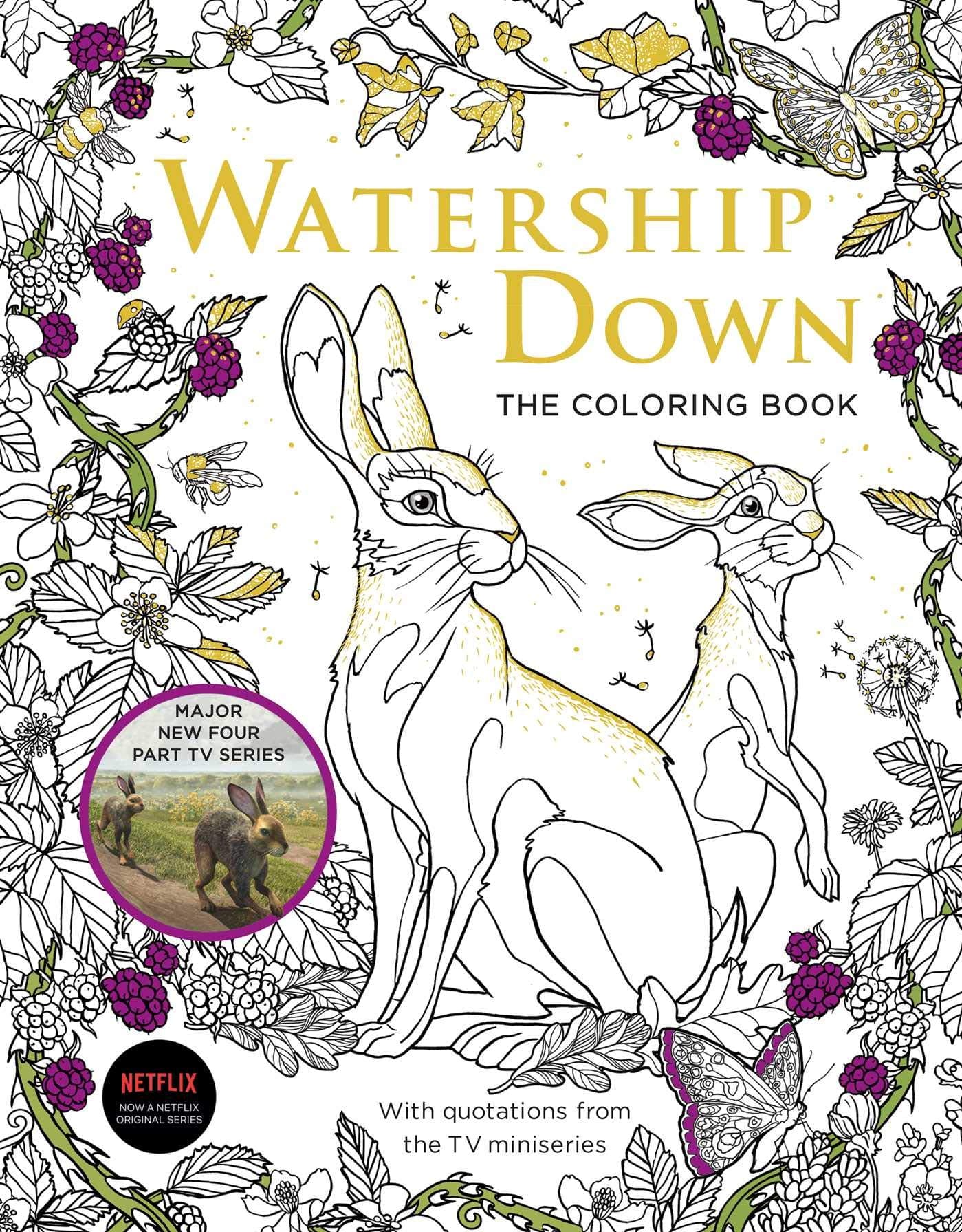 Simon Spotlight Watership Down the Coloring Book