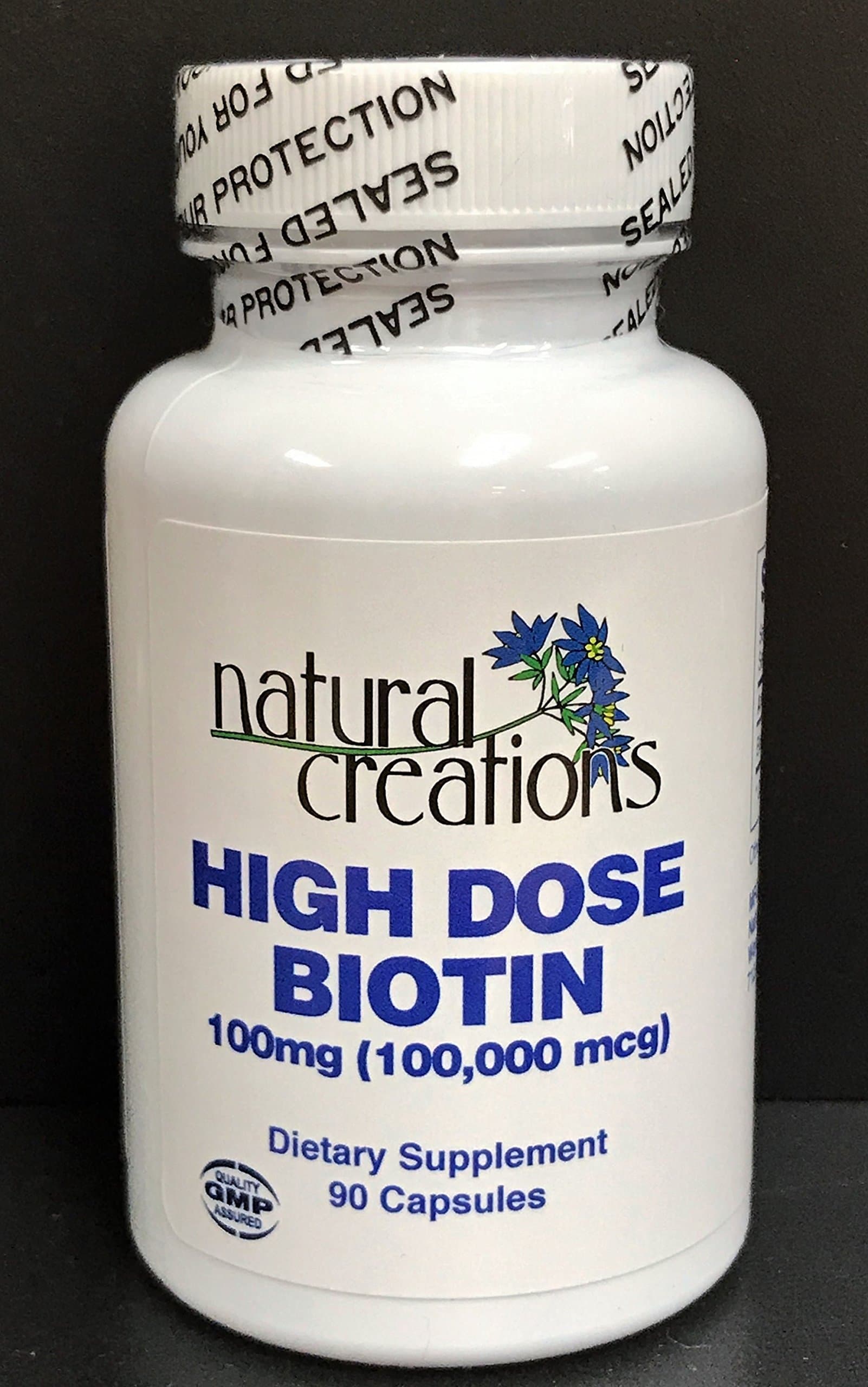 High Dose Biotin 100mg (100,000mcg)