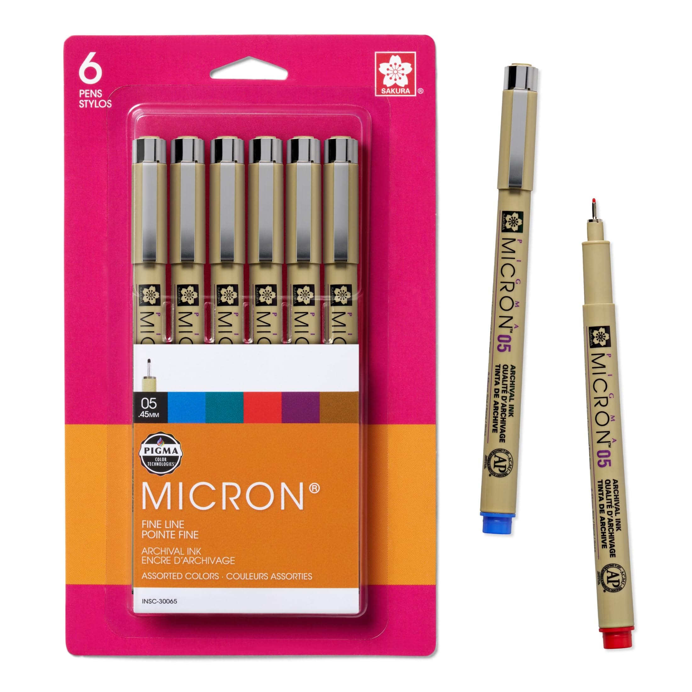 MICRON PEN 6PC SET (05) AST