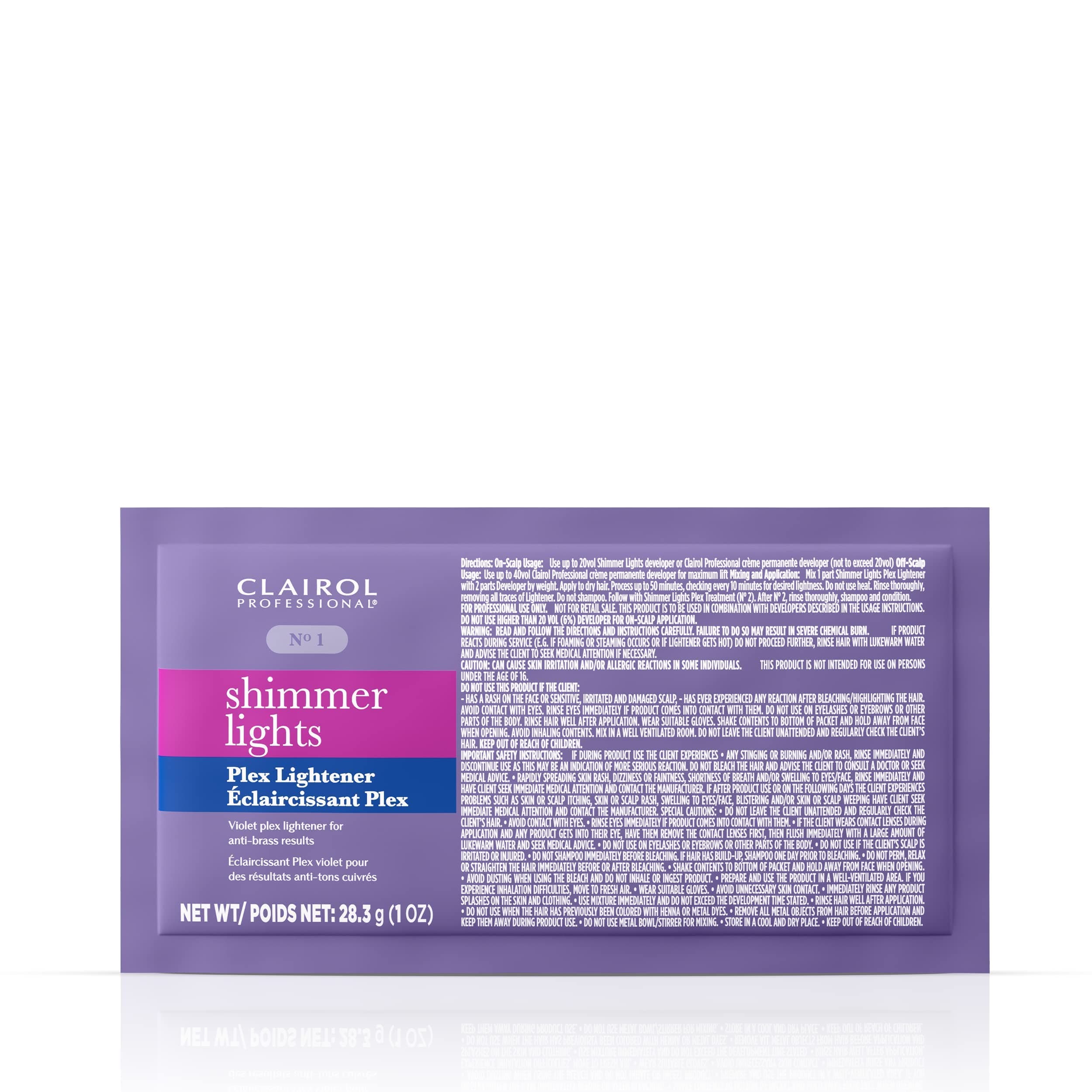 Clairol ProfessionalShimmer Lights Plex Lightener, 1 oz