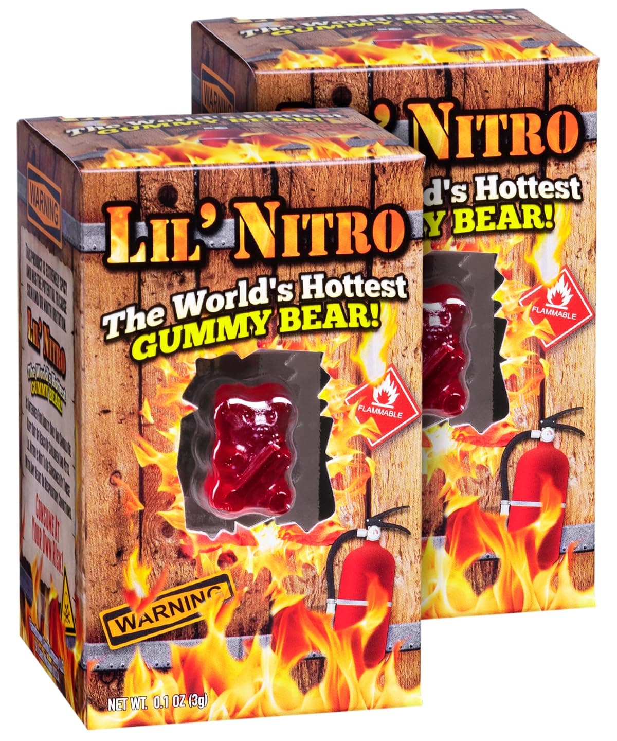 Lil' Nitro: The World's Hottest Gummy Bear, 2-Pack