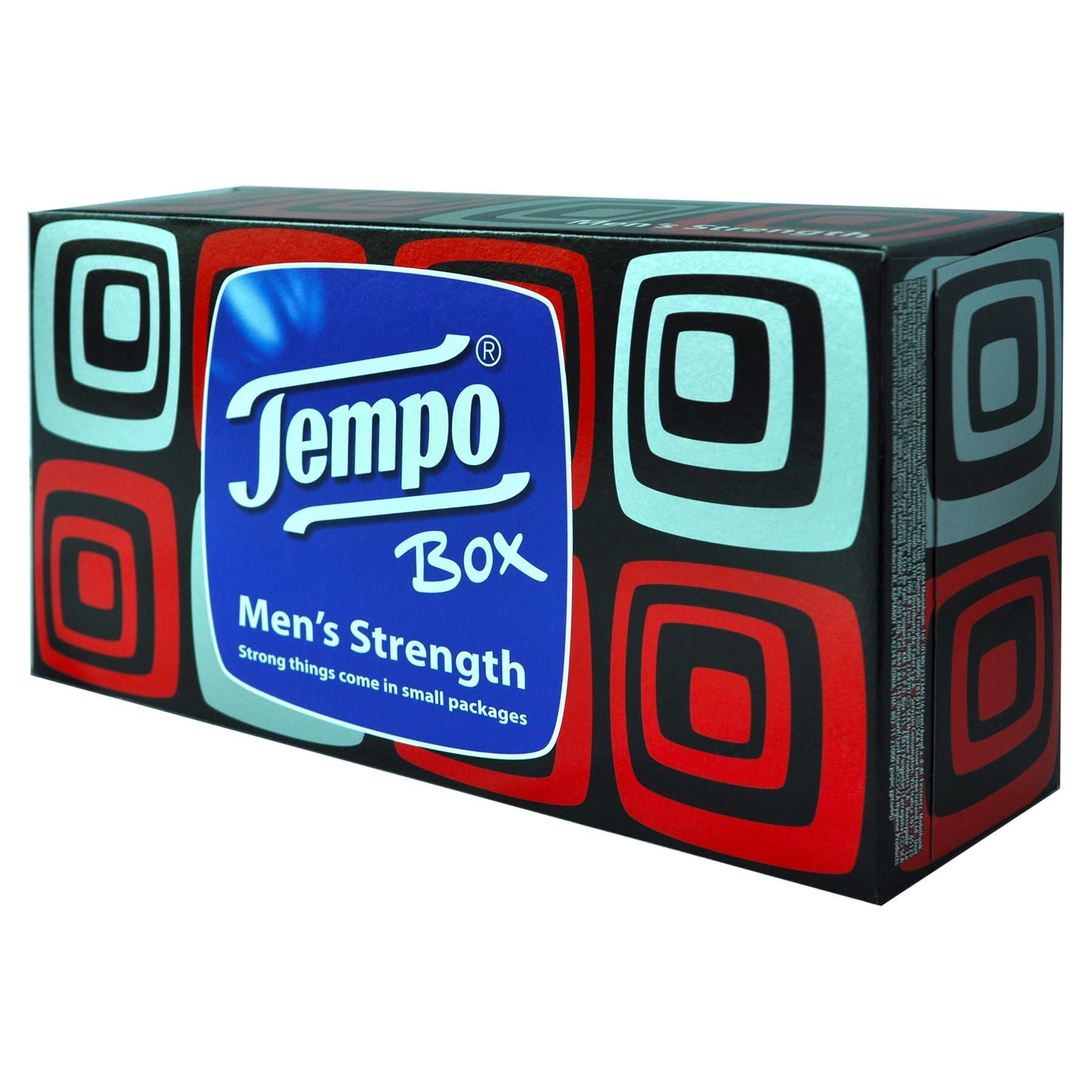 Tempo Men's Strength Tissues - 90 Tissues x 12