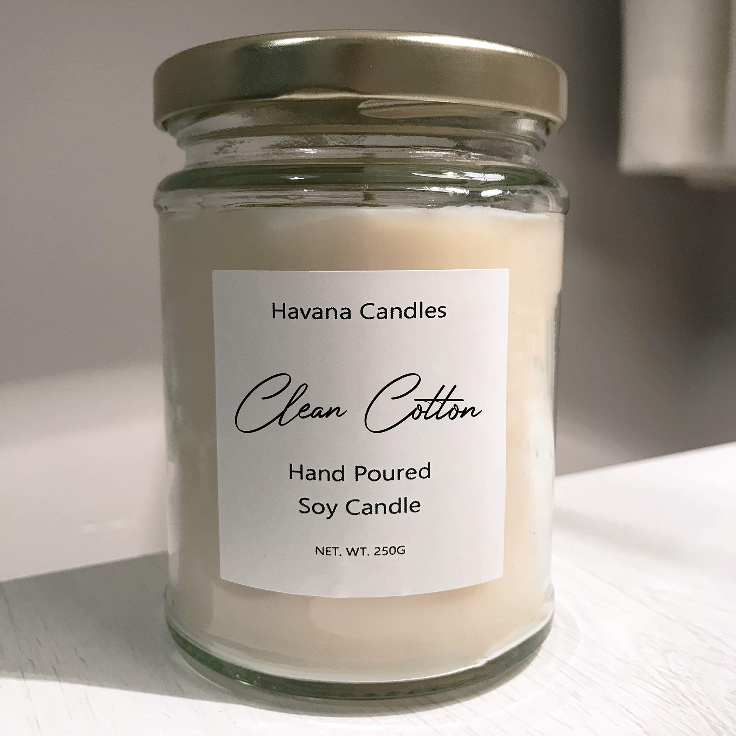 Fresh Clean Cotton - Scented Soy Candle