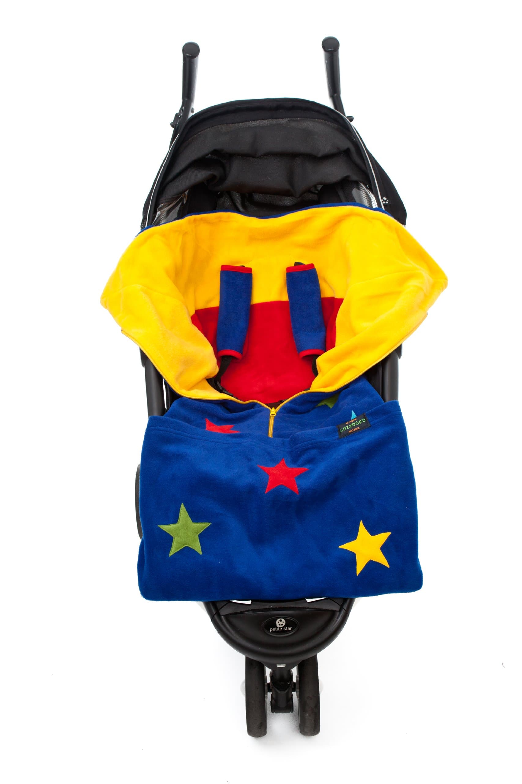Cozyosko Cosytoes Multi-Function Footmuff with Royal Blue Stars